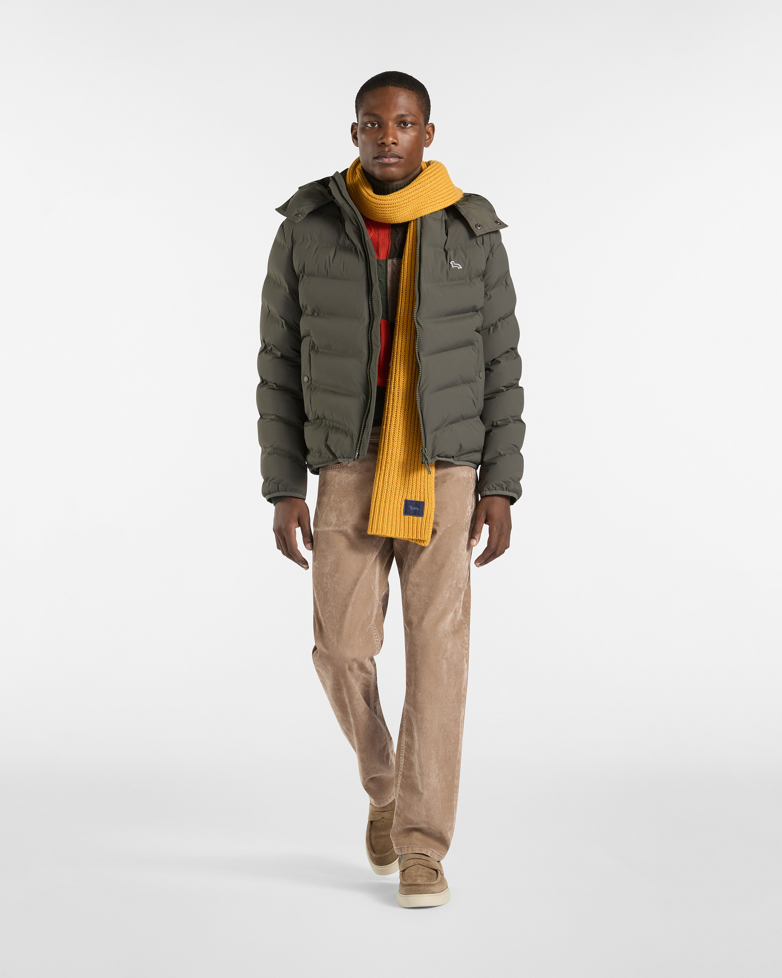 Quilted Puffer with Hood, Green, large image number 3