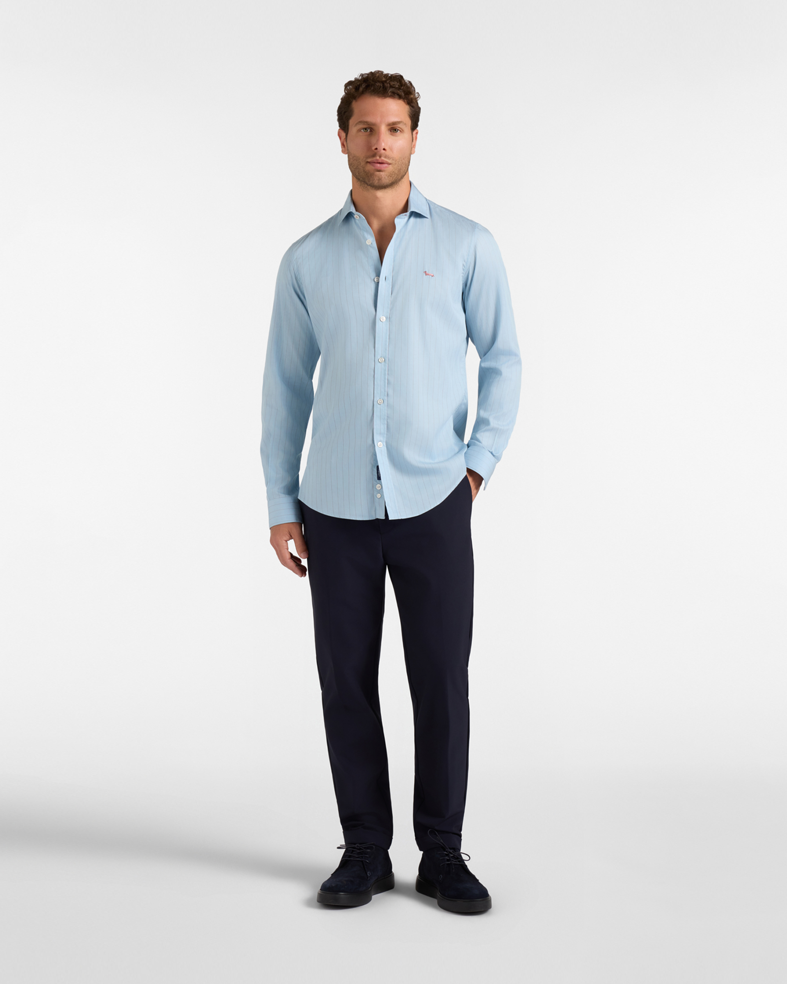 TENCEL&reg; TWILL SHIRT, SKY, large image number 3