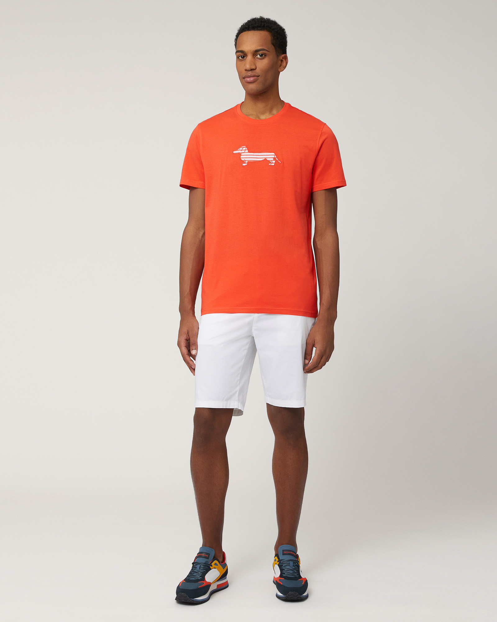Sorbet T-Shirt with Dachshund, Orange, large image number 3
