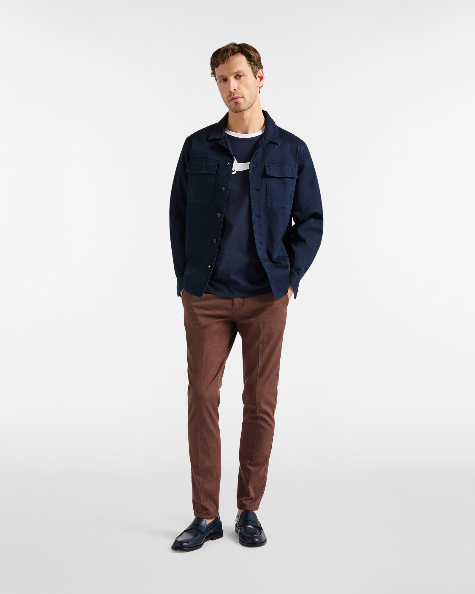 Overshirt mit gro&szlig;en Taschen, Blau, large image number 3