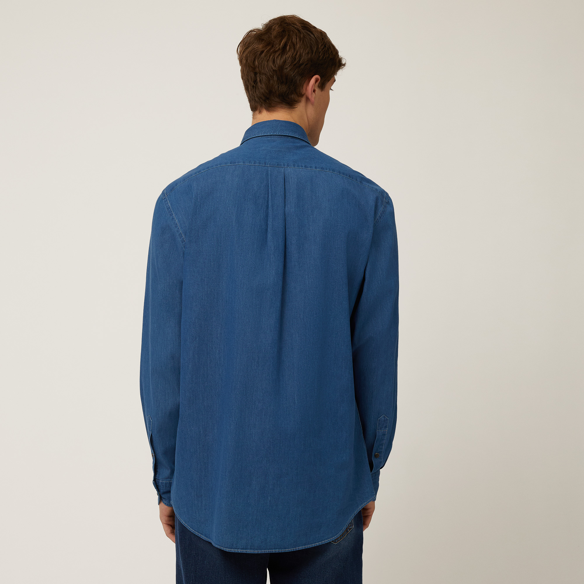 Camicia In Denim Con Bassotto