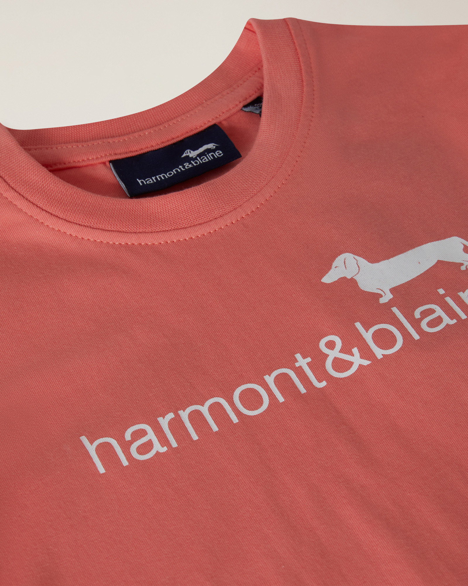T-shirt with print, Peach, large image number 2
