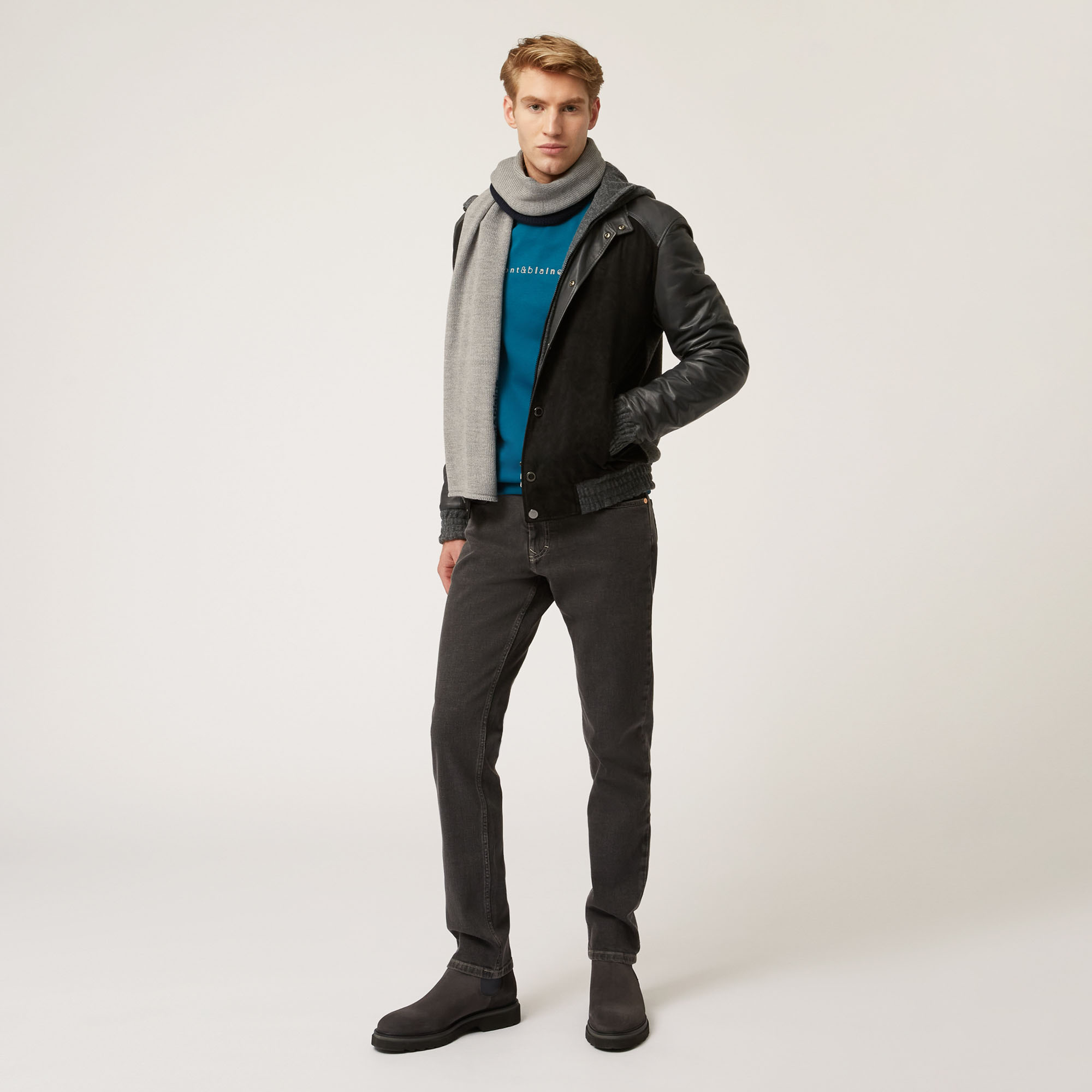 Genuine leather clearance bomber jackets