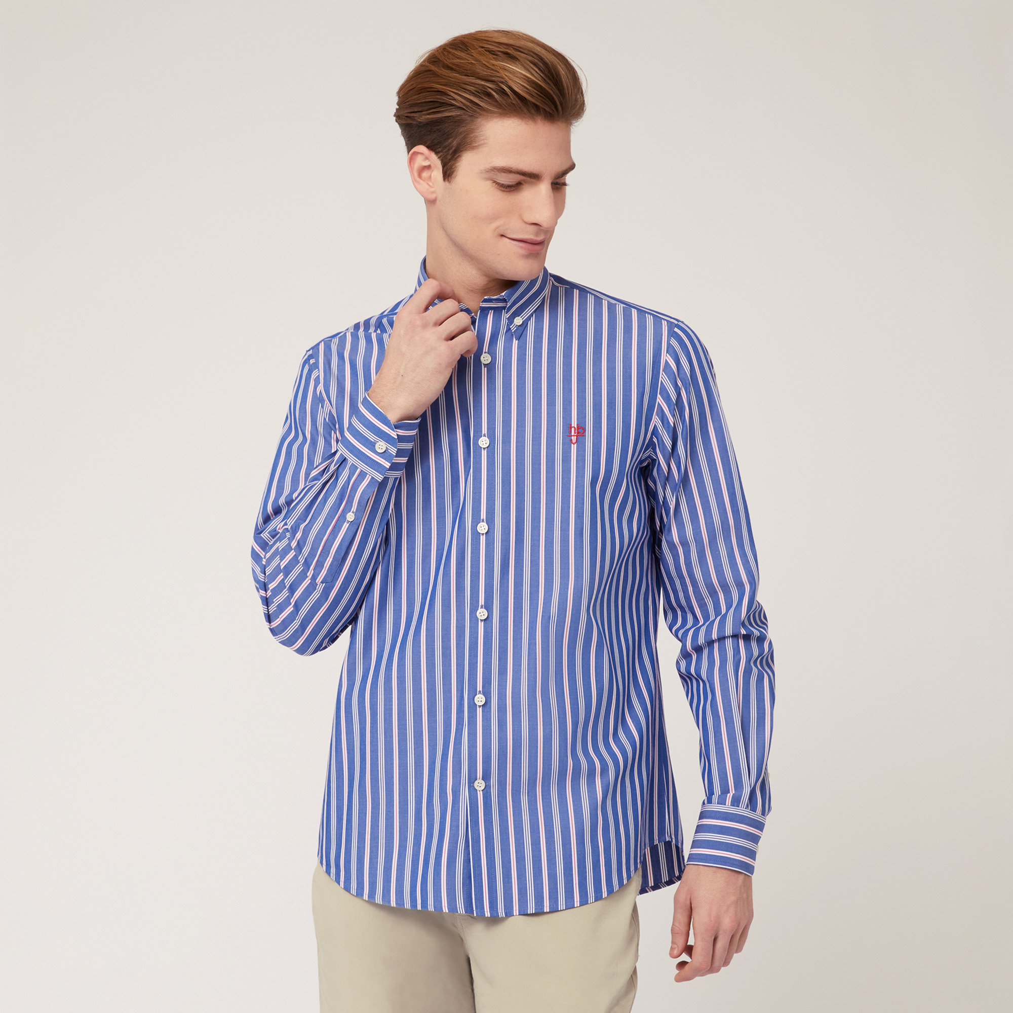 Camicia A Righe Verticali