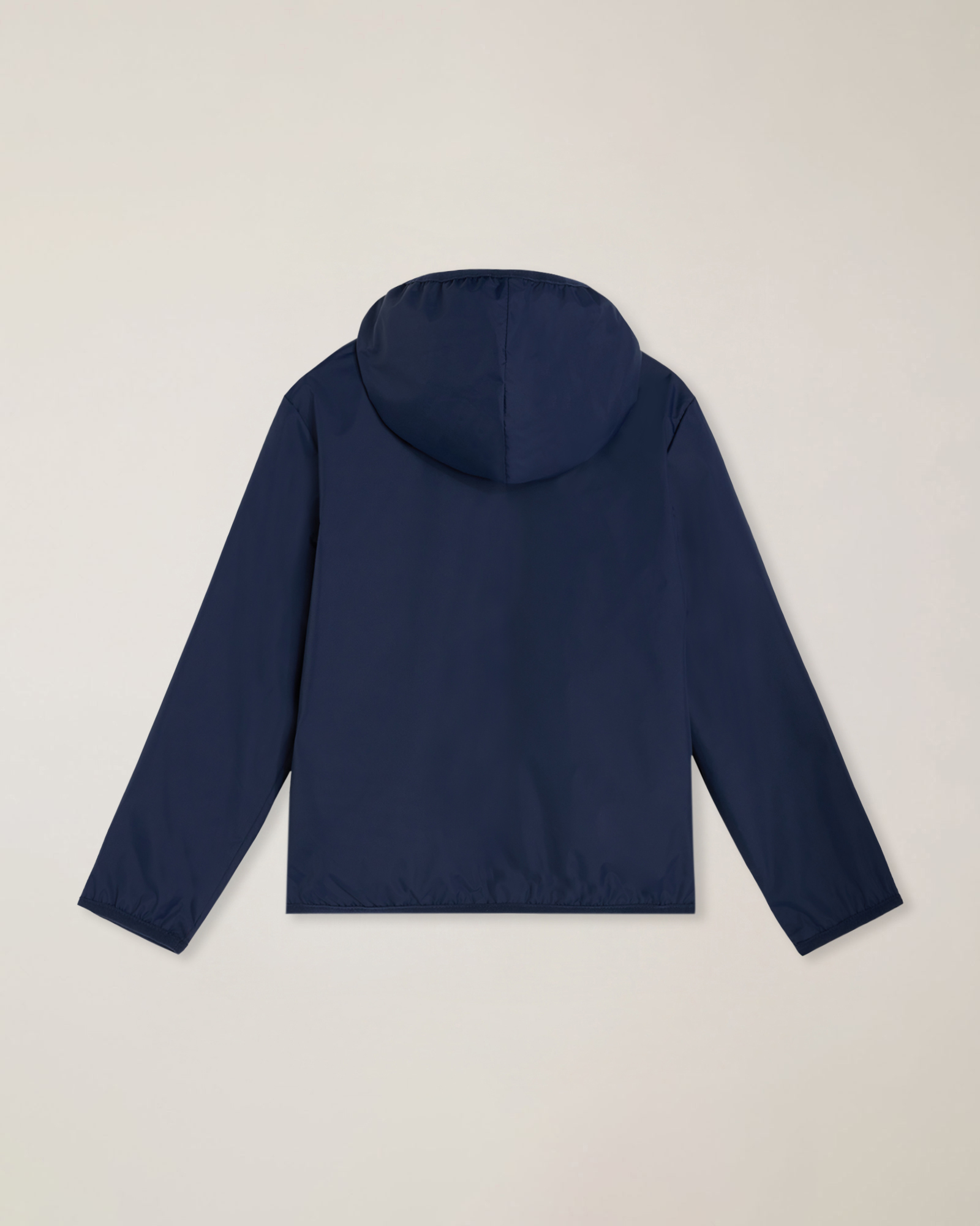 Giubbino nylon double face con cappuccio