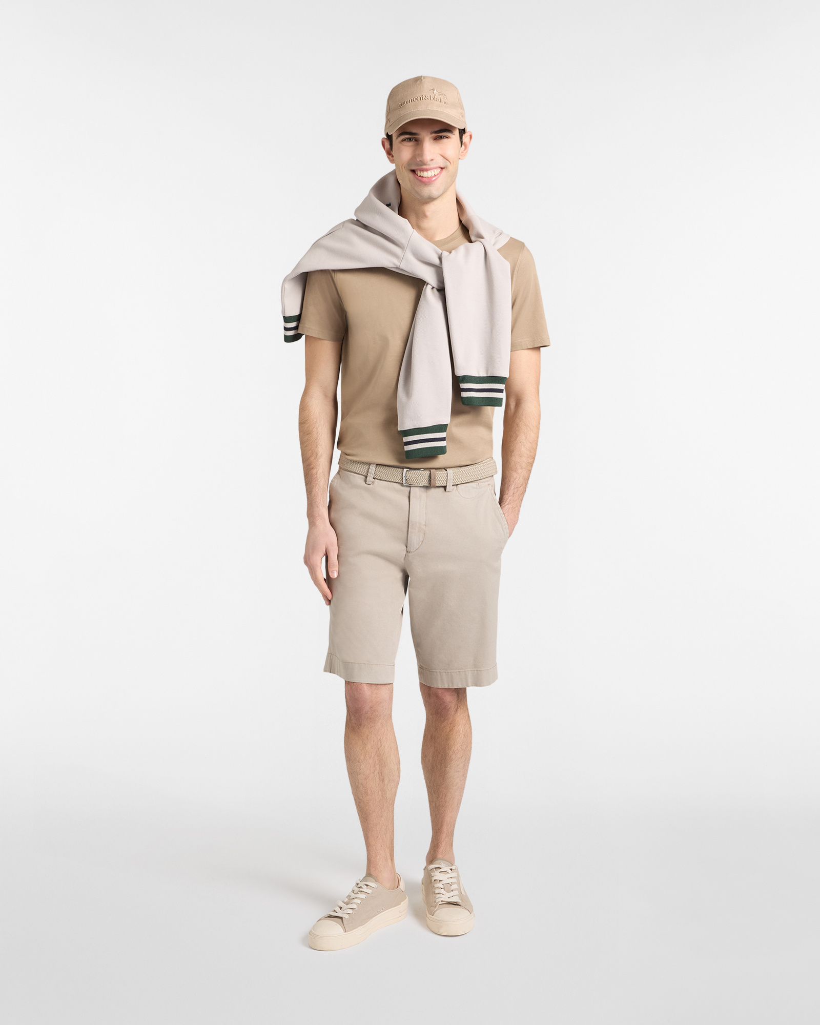 Bermudas de hombre semicouture, Gris, large image number 3