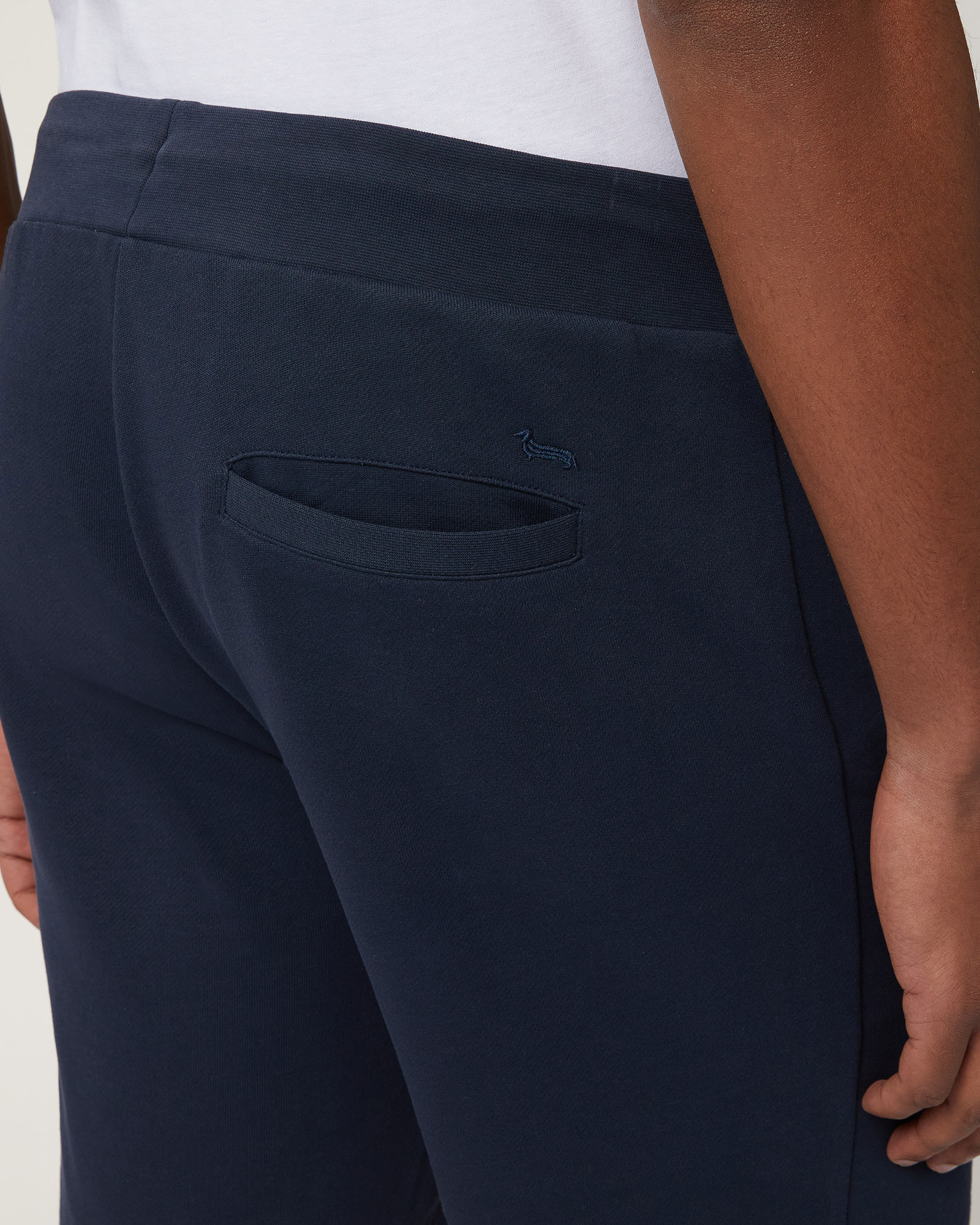 Cotton Sporty Bermuda Shorts, Navy Blue, large image number 2
