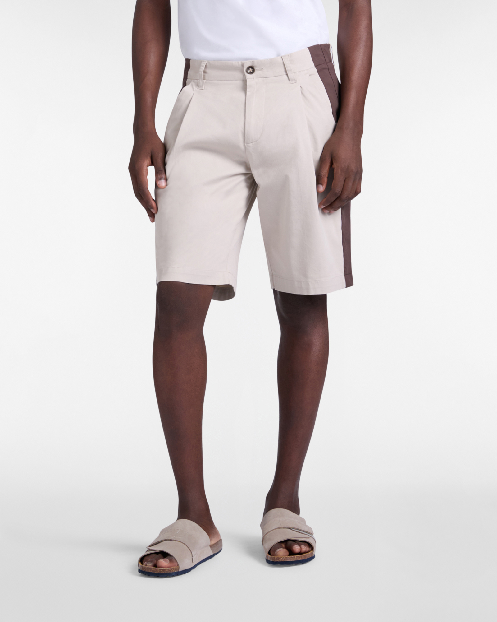 Men's Re-Loved two-tone Bermuda shorts