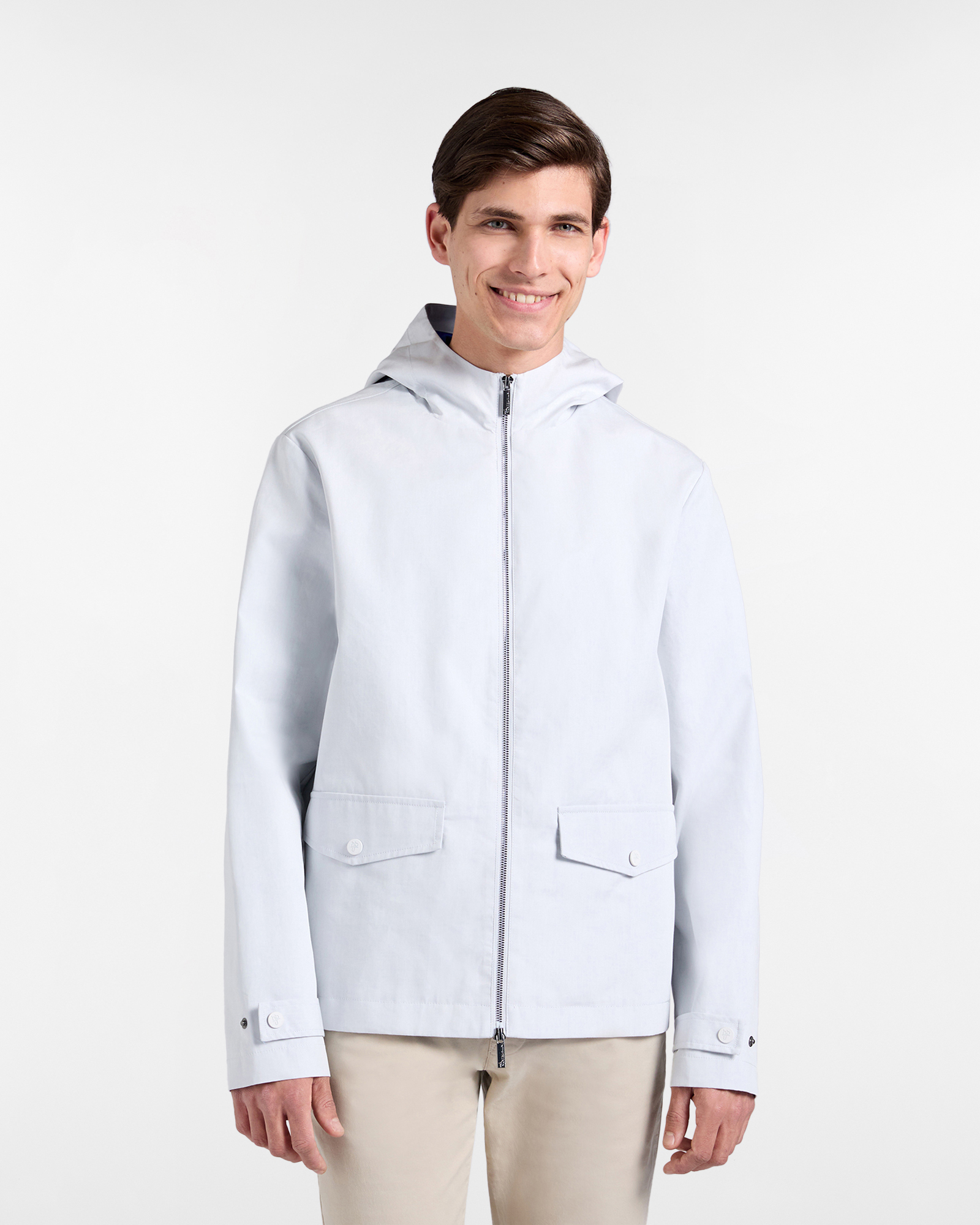 Giubbino Uomo Leggero con Cappuccio