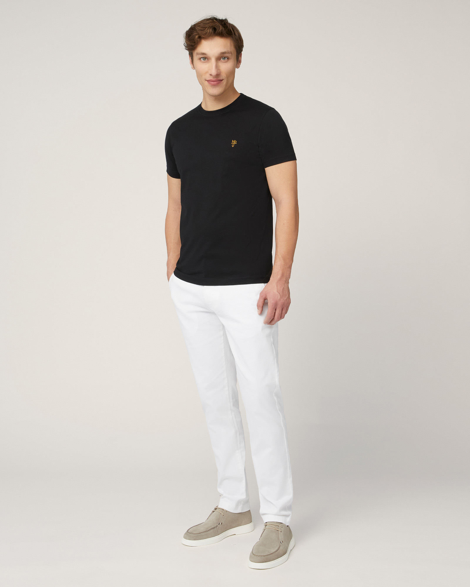 T-Shirt Con Monogramma, Nero, large image number 3