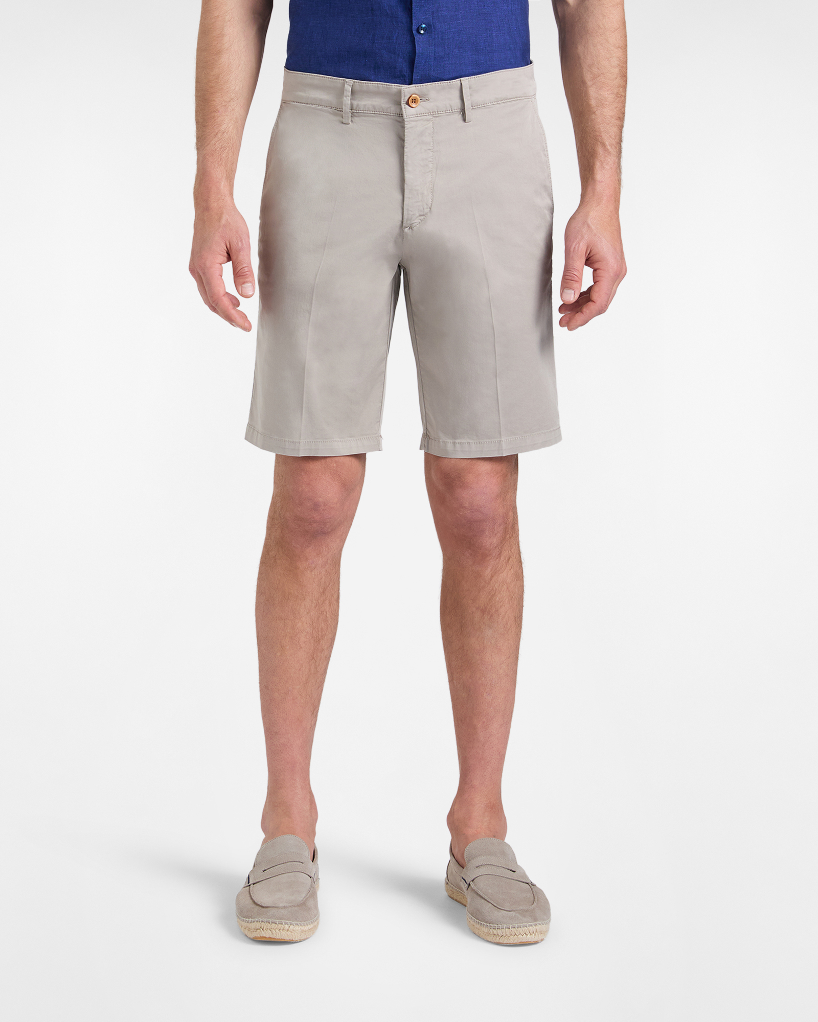 Harmont&Blaine - Bermuda Uomo Basic Regular Fit, Uomo, Grigio, Taglia: 52