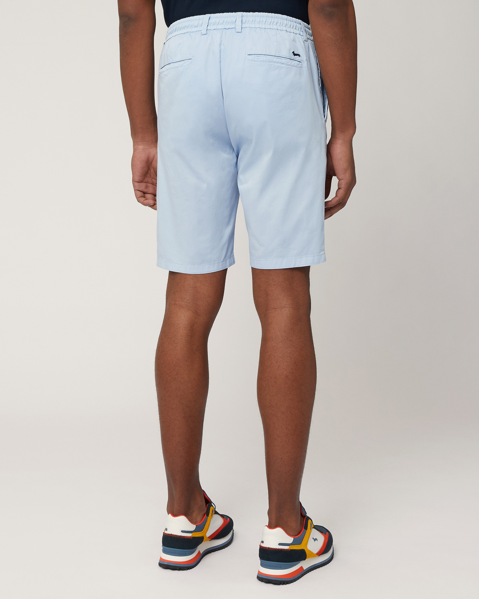Cotton Bermuda Shorts with Drawstring, Light Blue, large image number 1