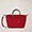 Medium Quilted Shopper Bag, Red, swatch