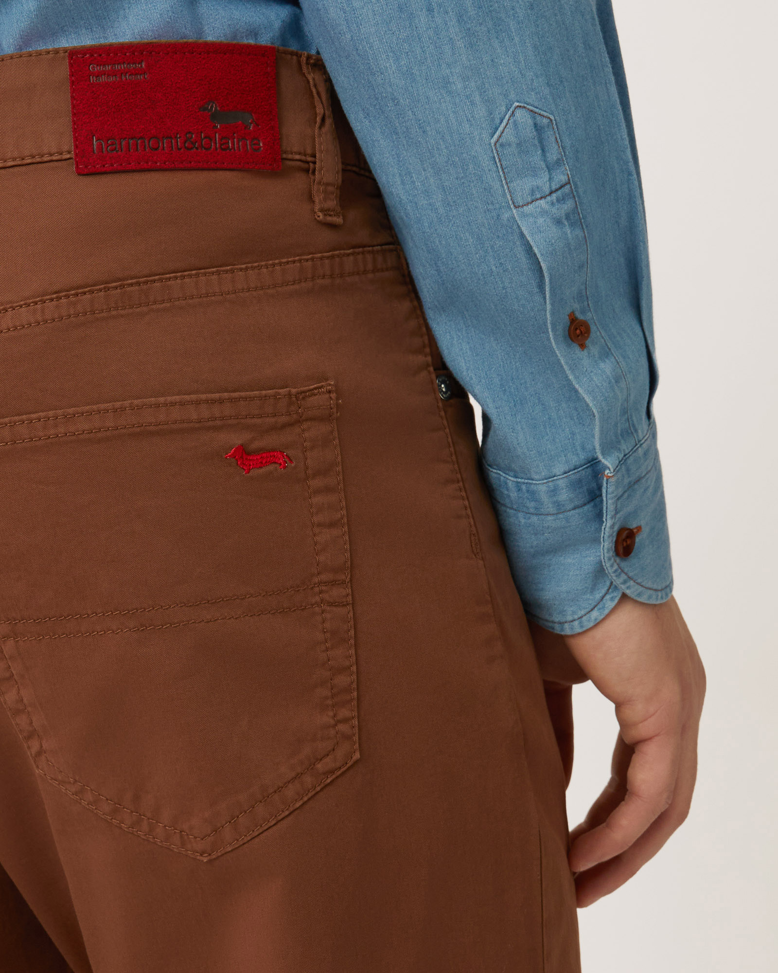 Five-Pocket Pants, Siena Color, large image number 2