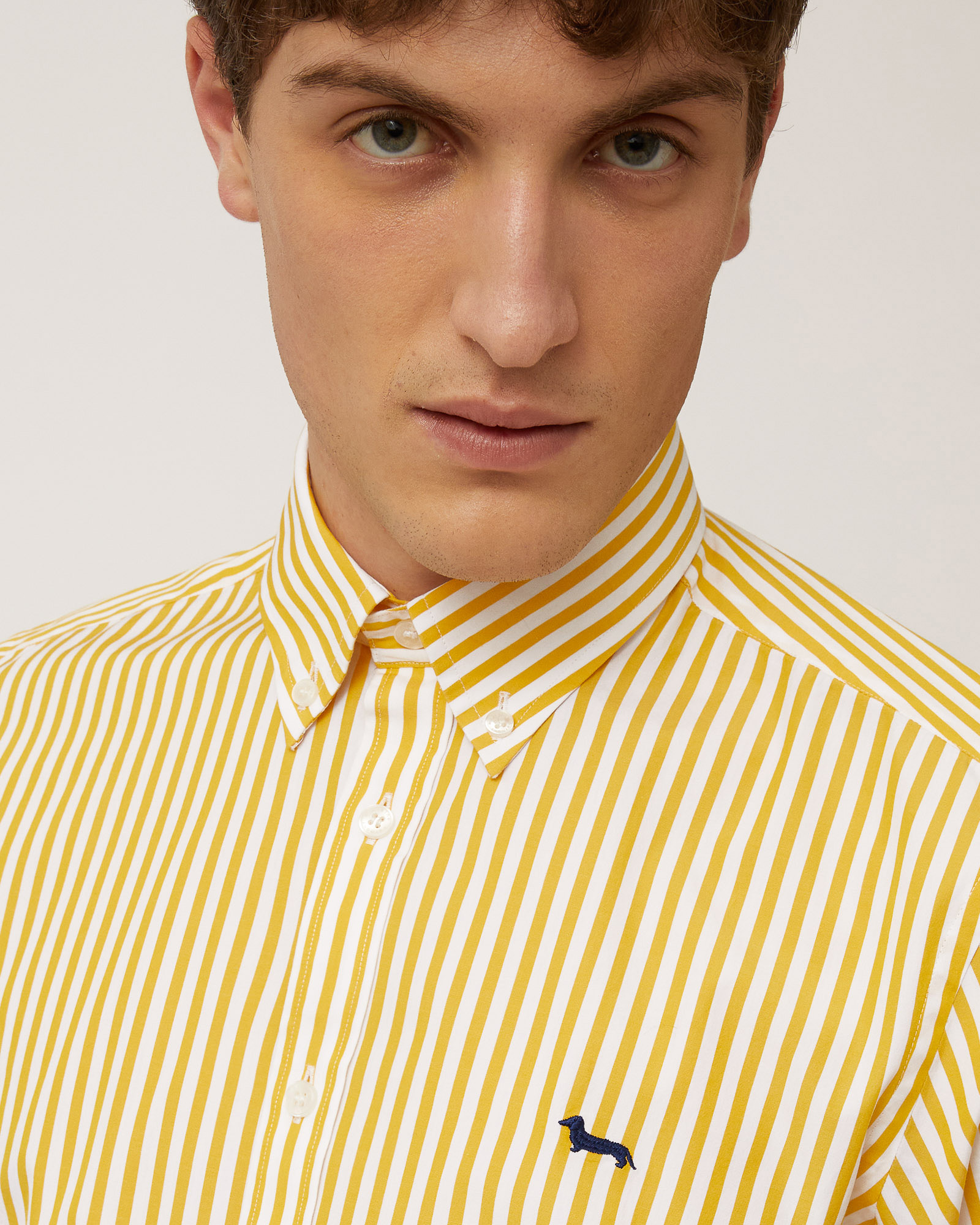 Sorbet Stripe Shirt, Canary Yellow, large image number 2
