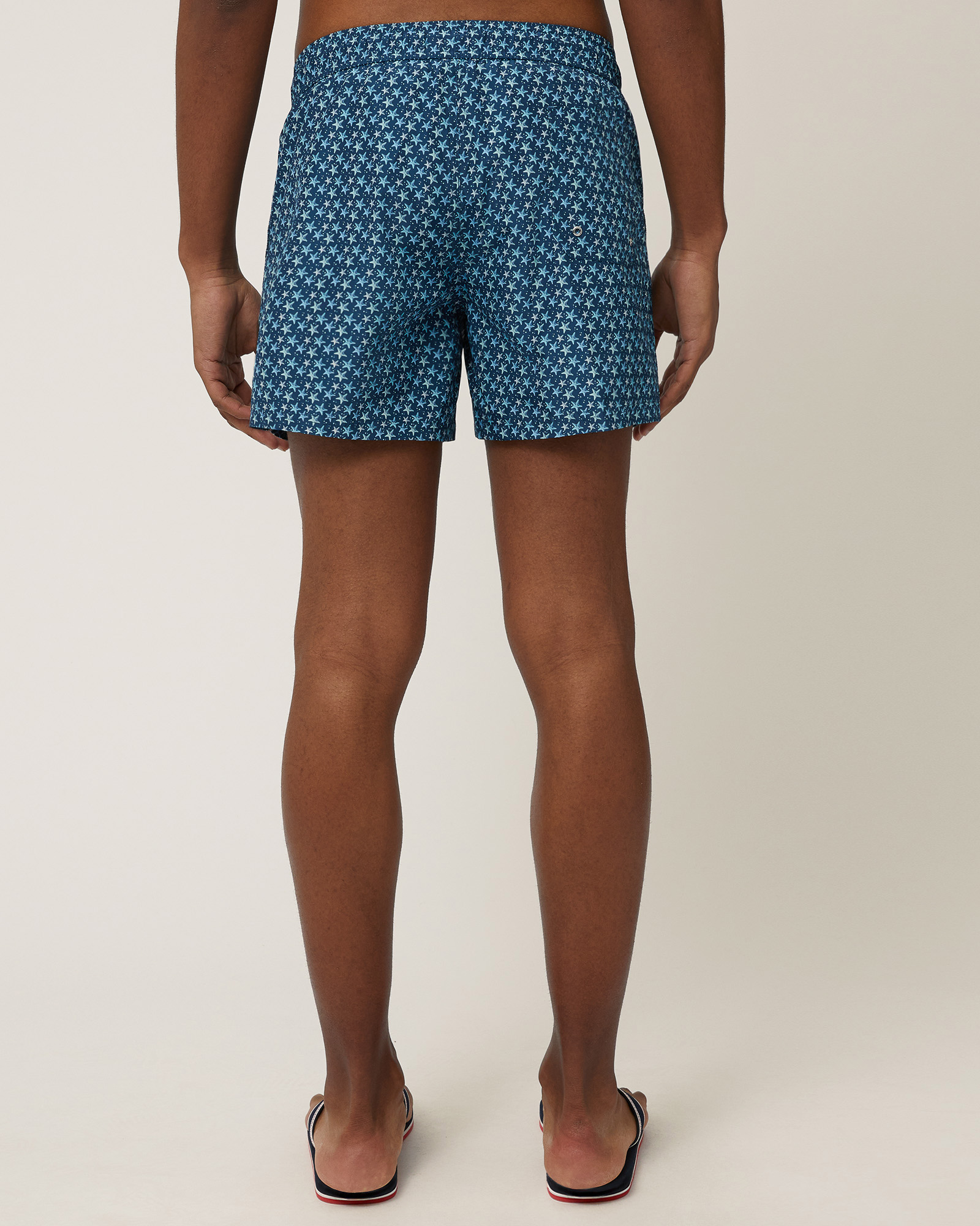 Starfish Swim Shorts, Dark Blue, large image number 1