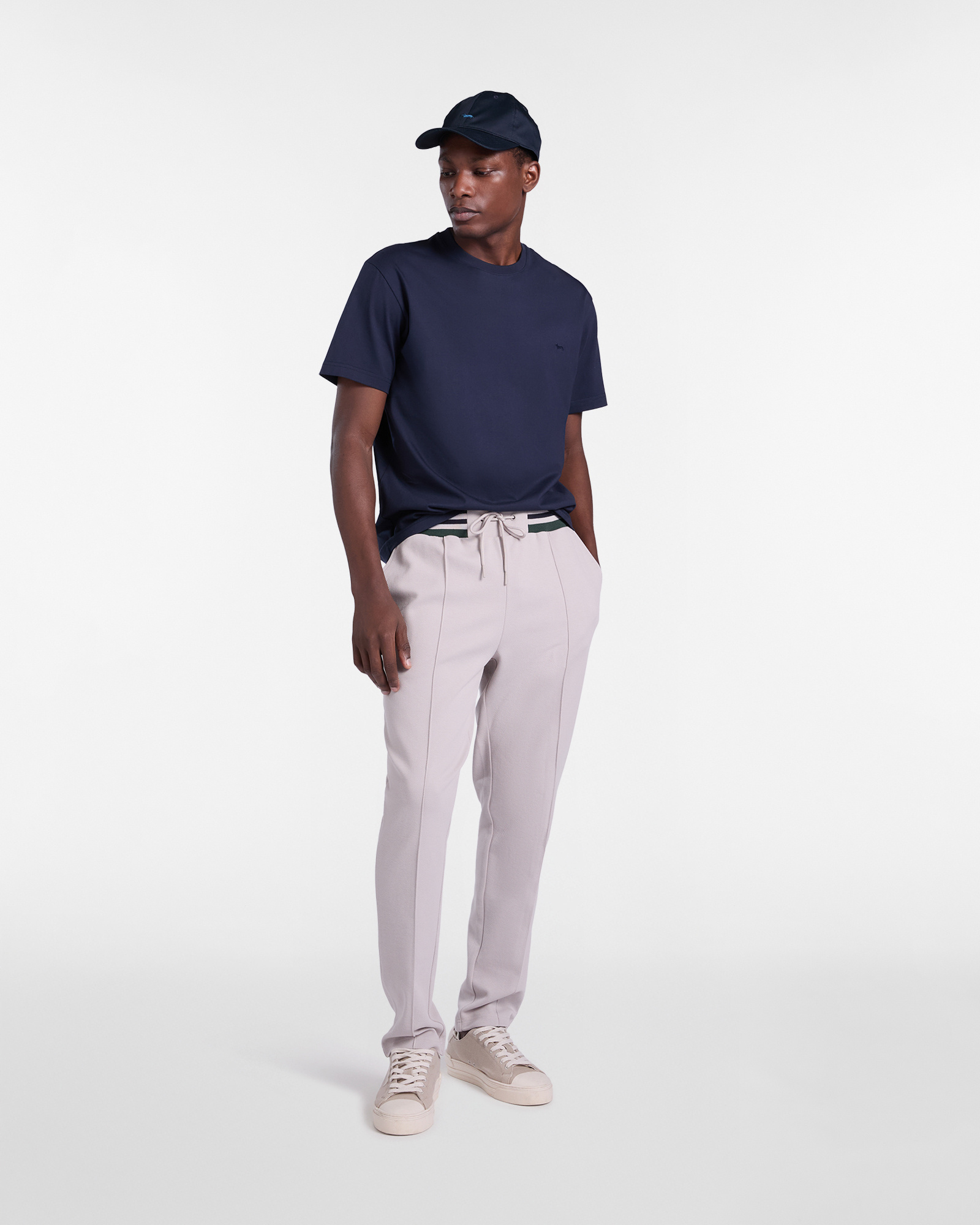 Solid color relaxed-fit T-shirt, Blue, large image number 3