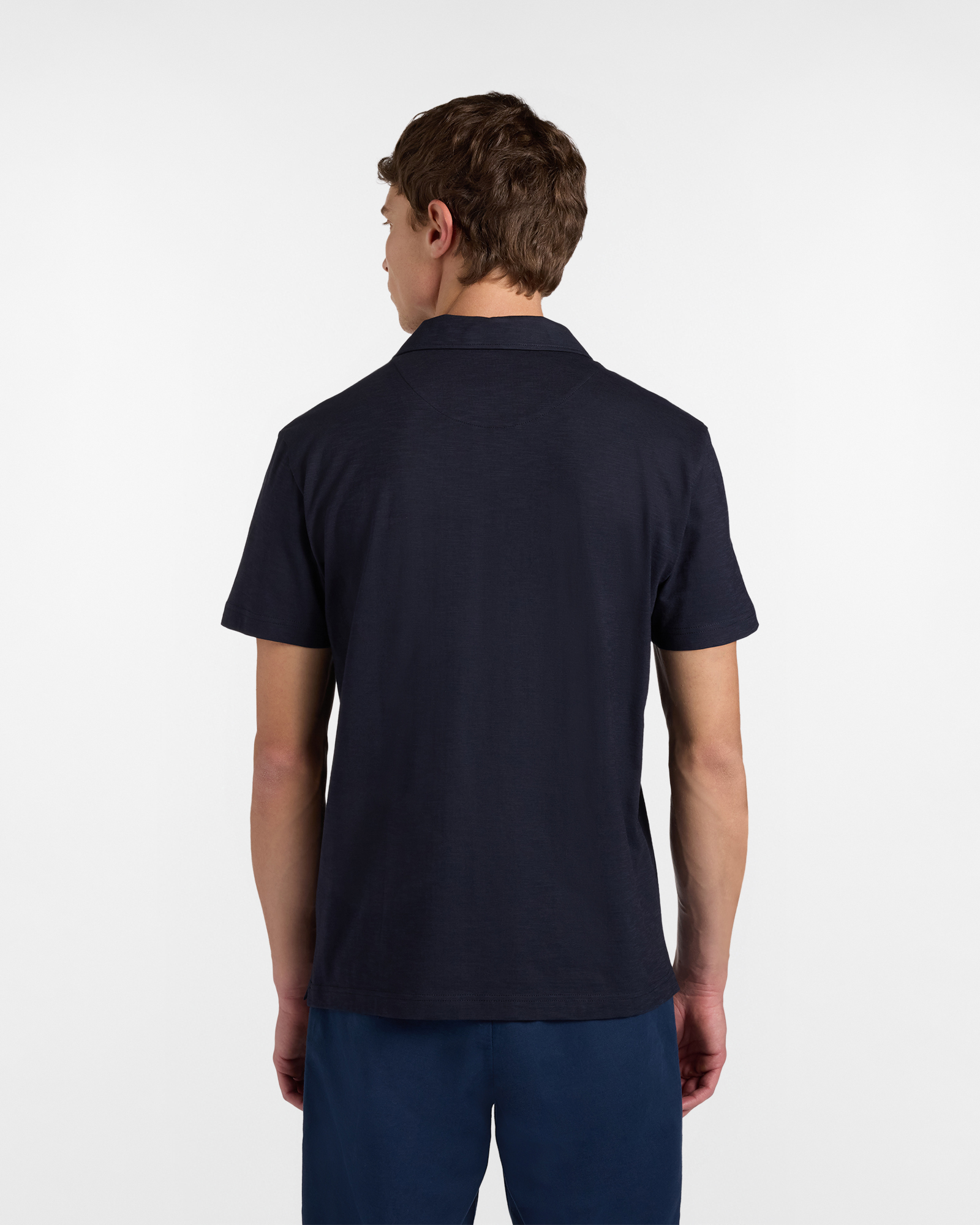 Extralight polo shirt with Derby collar