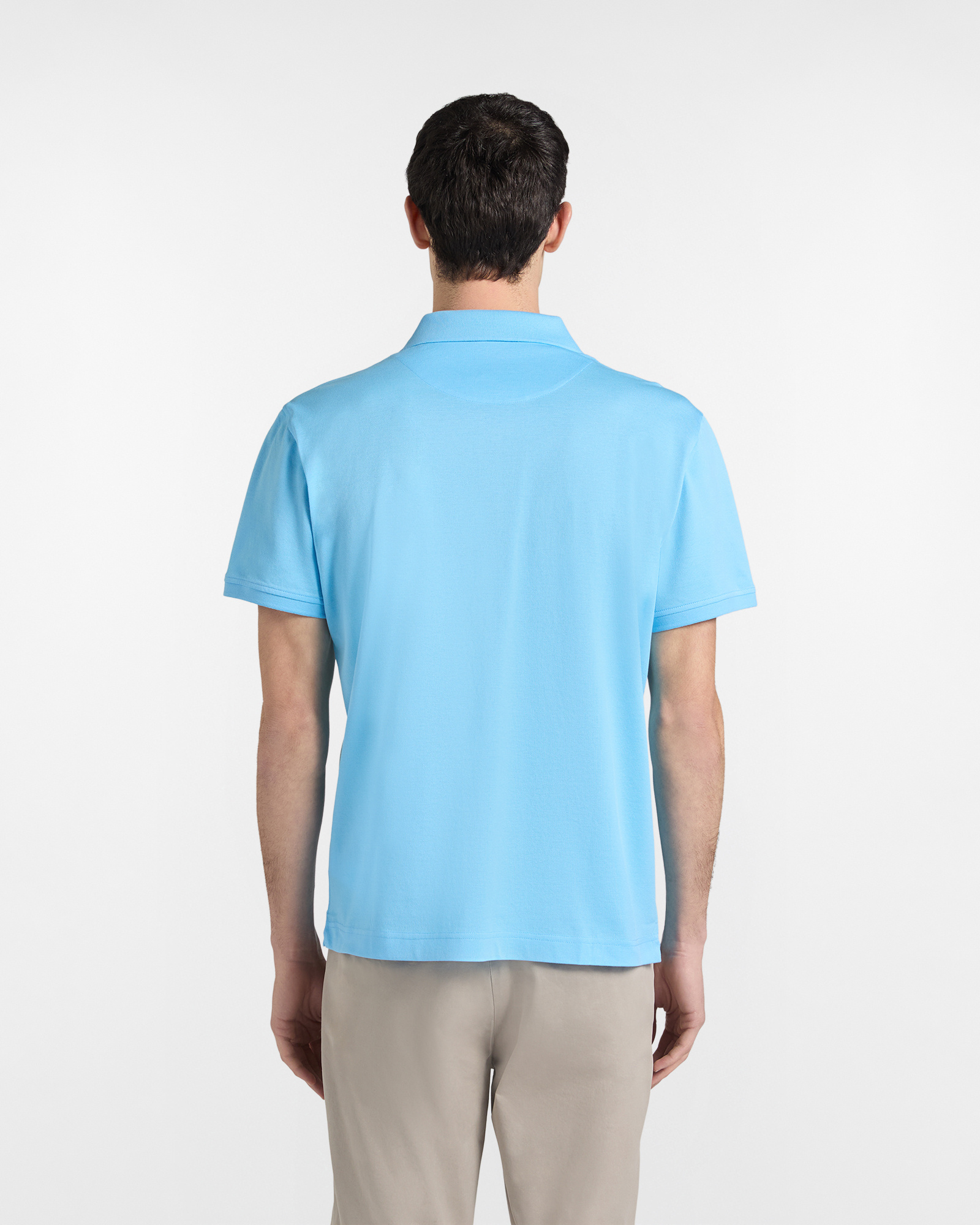 Men's basic piqu&eacute; polo shirt