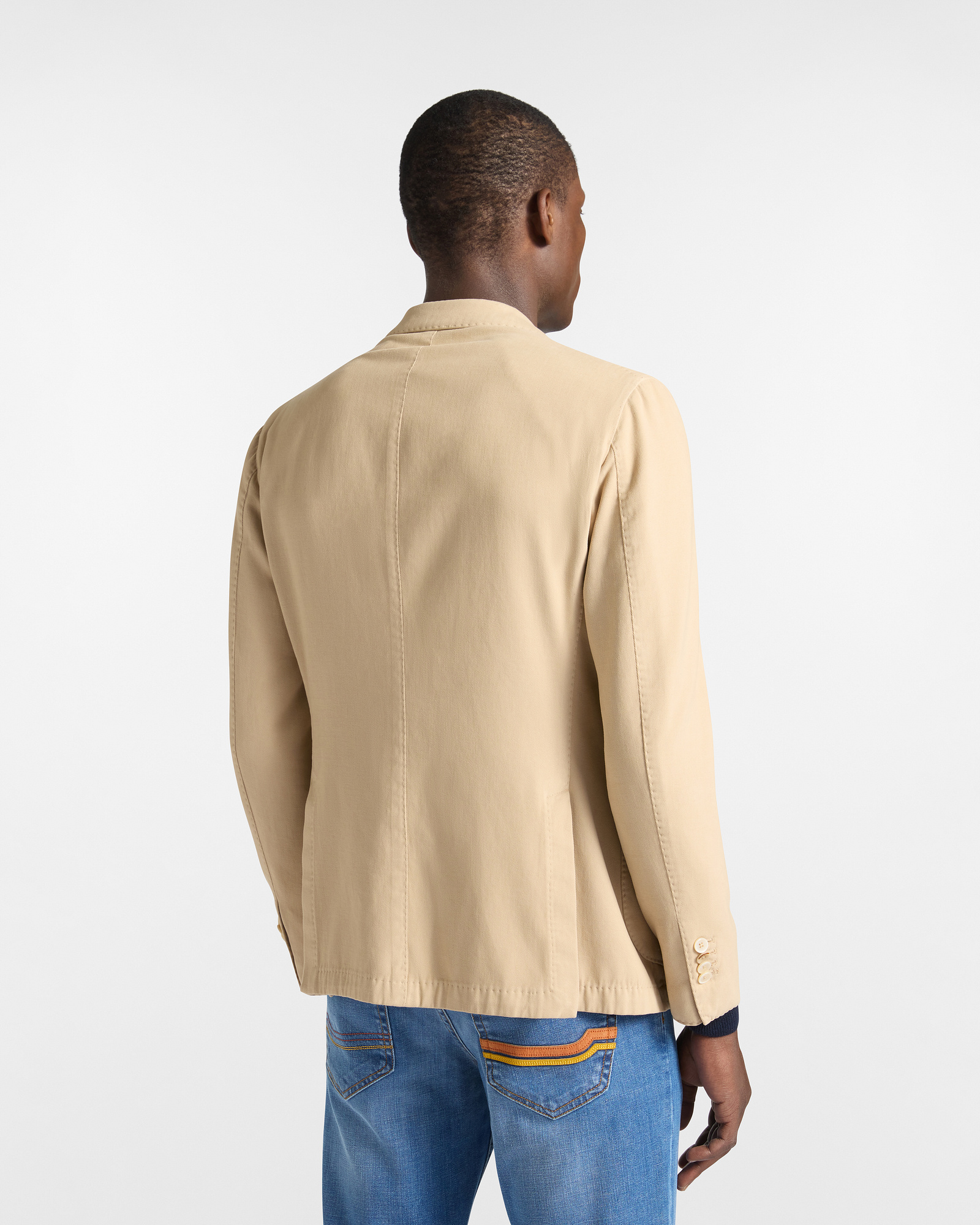 Single-Breasted Jacket in Cashmere Blend