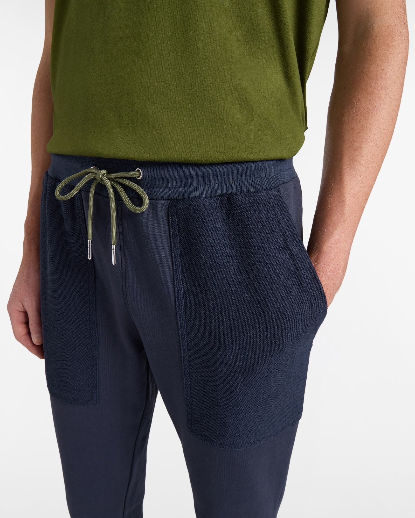 Pantaloni Sportivi Uomo con Tasche, Blu scuro, large image number 2