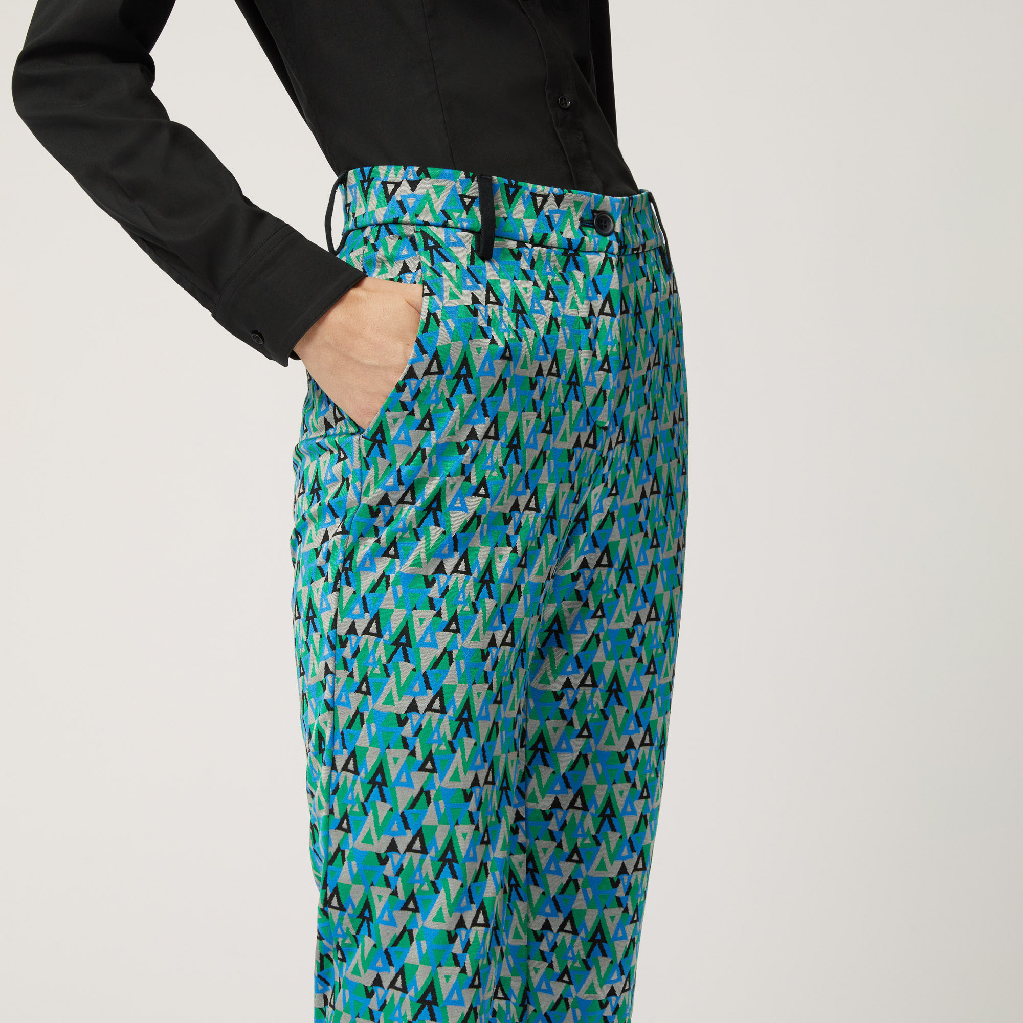 Pantalone Chino Ski Lounge, Blu, large image number 2