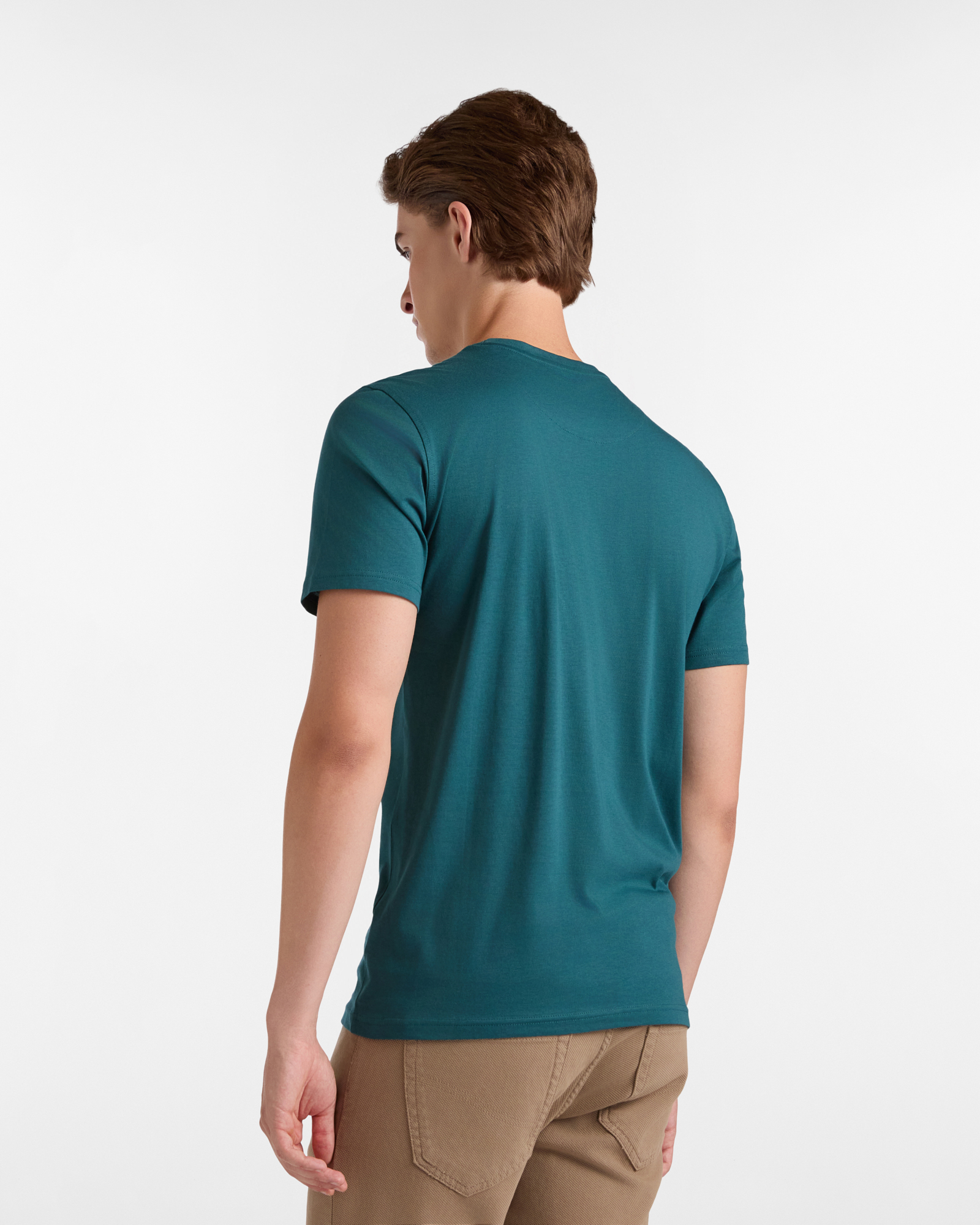 Cotton T-Shirt with Dachshund, Bluette, large image number 1