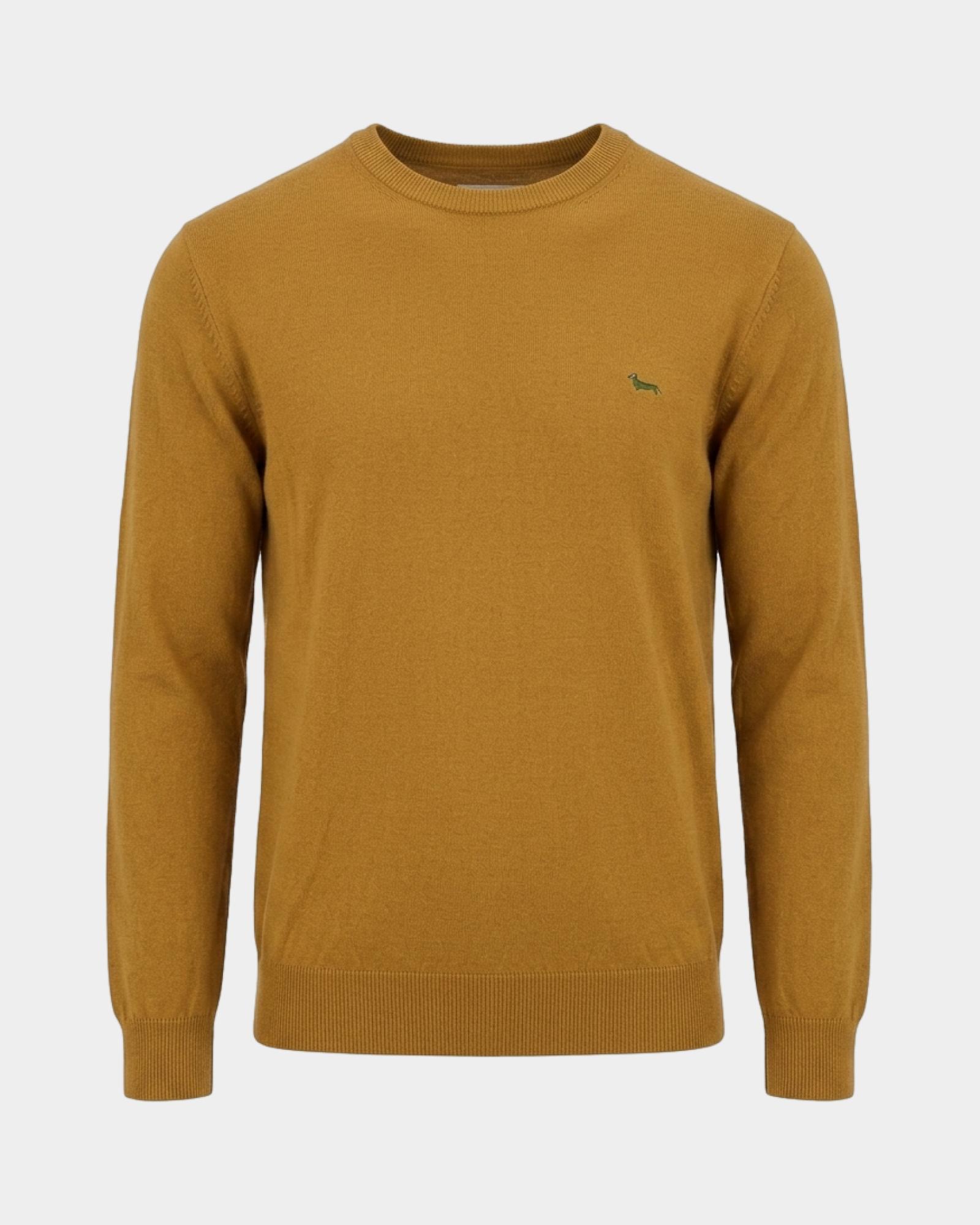 Maglia Uomo in misto lana e cotone  Regular Fit, MARRONE, large