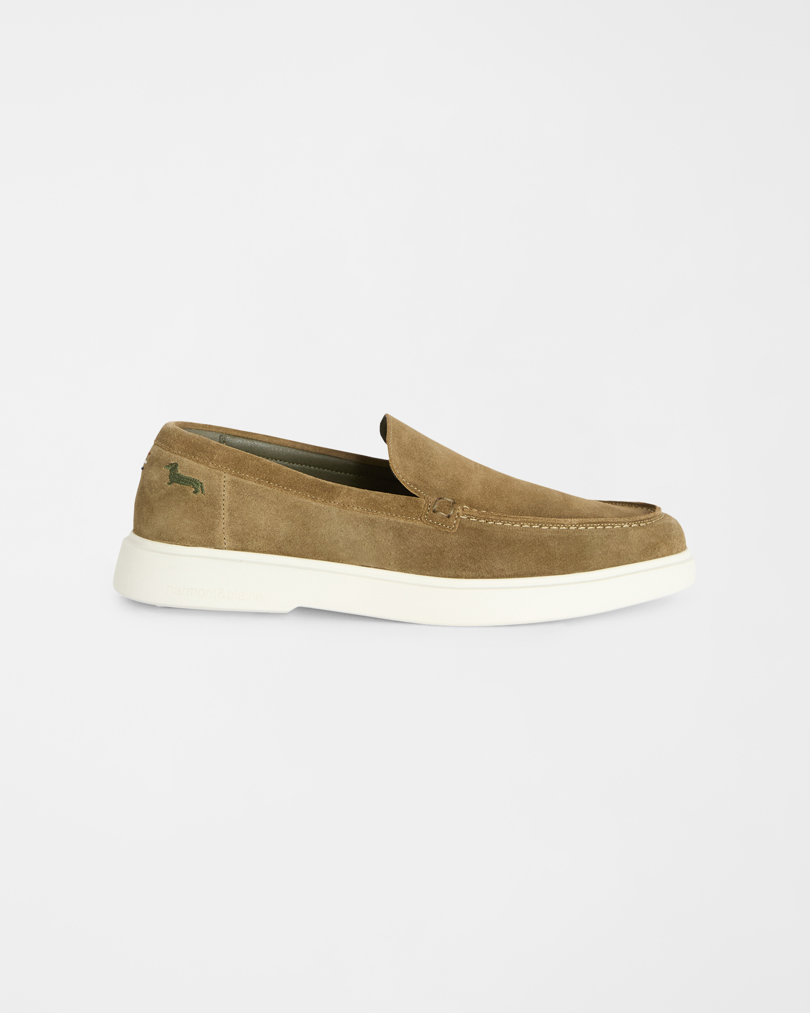 Slip-on in suede, Beige, large