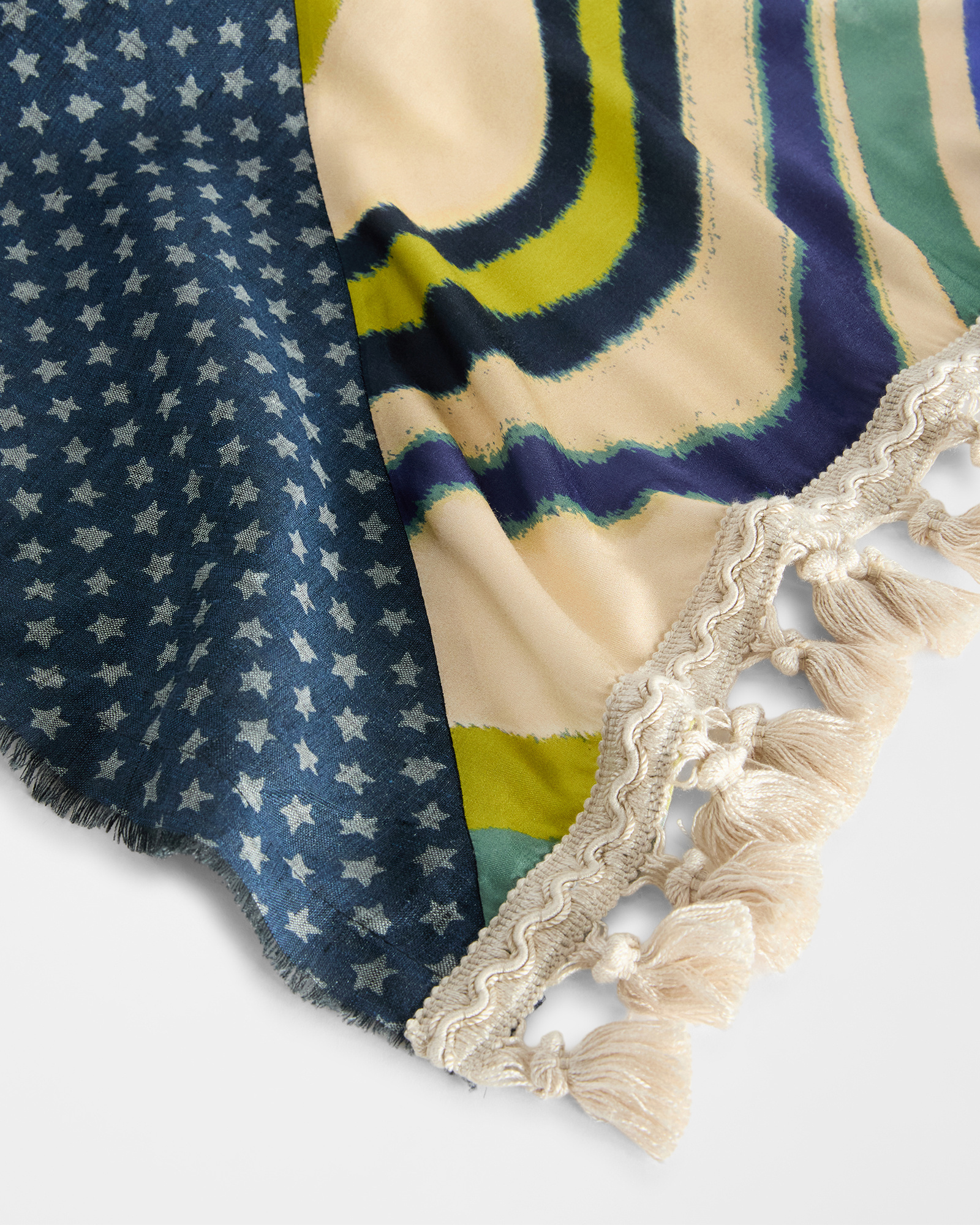 RE-Loved scarf in linen and silk