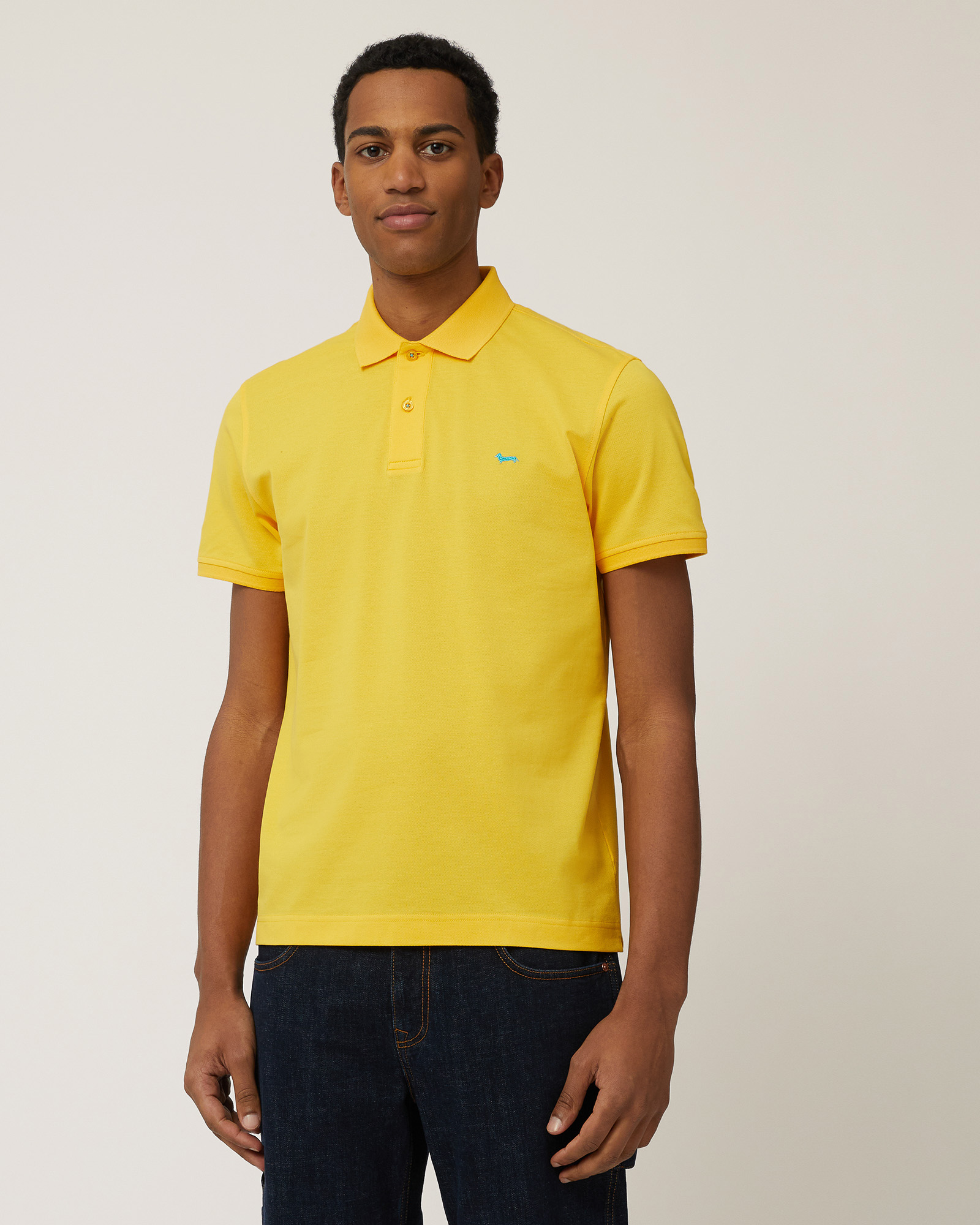 Cotton Polo with Dachshund