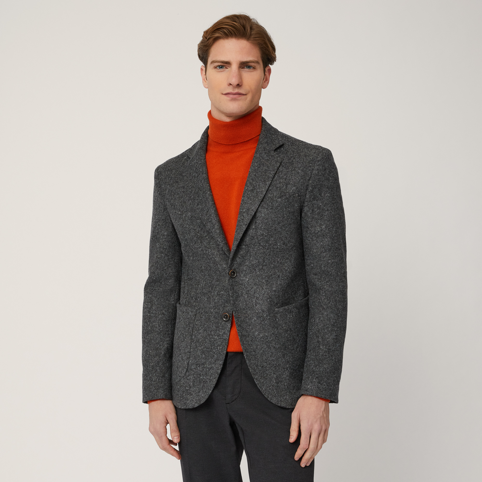 Giacca Con Interno Stampato in Grigio Giacche e Giubbotti Di Lusso Harmont Blaine