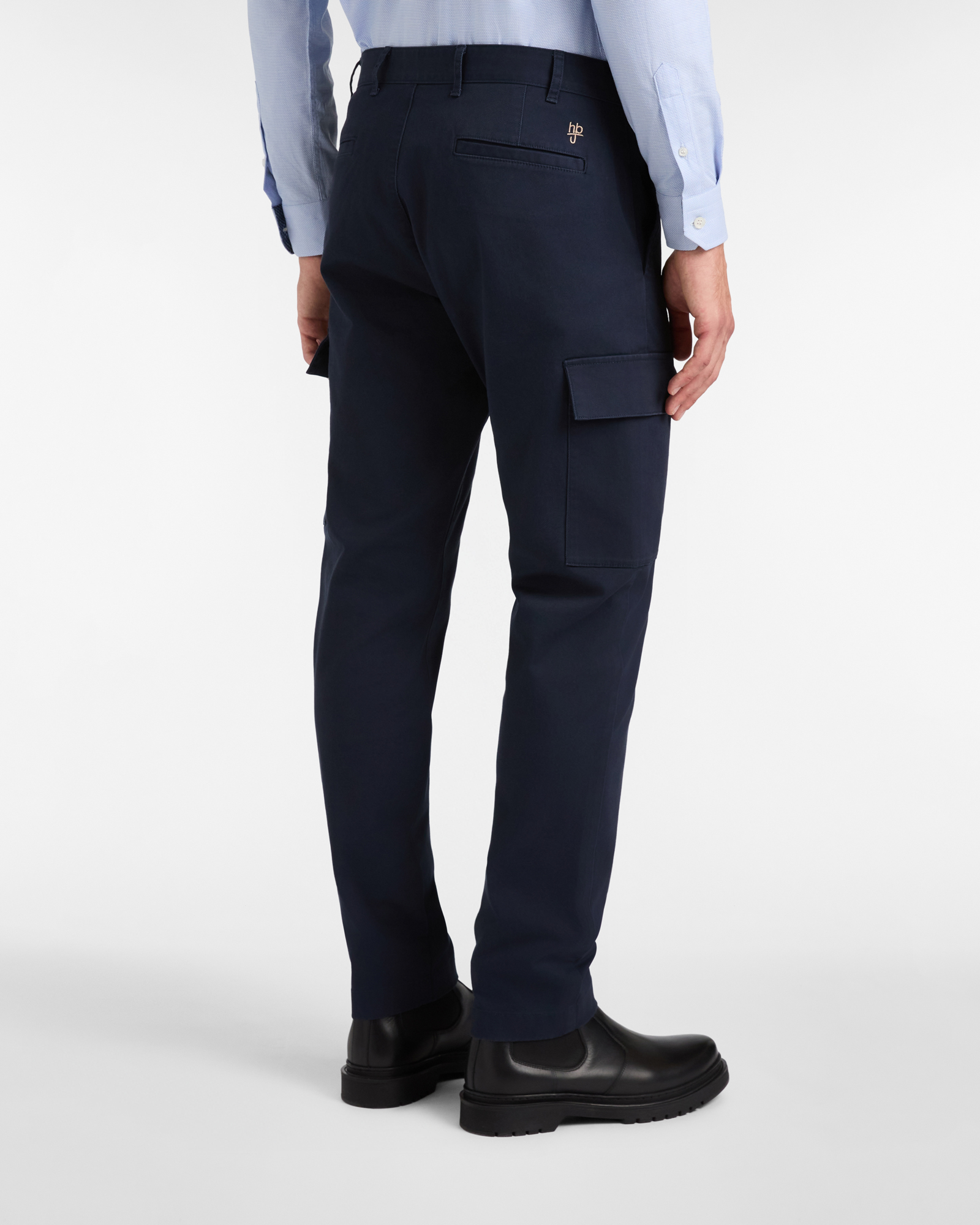 Pantaloni Cargo De-Stressed Fit, Blu Scuro, large image number 1