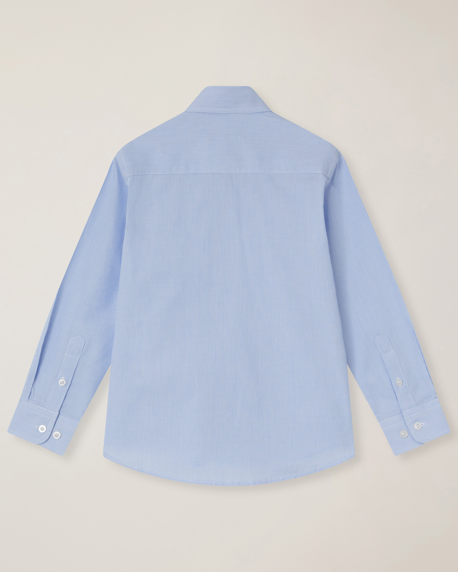 Striped cotton shirt, Light Blue, large image number 1