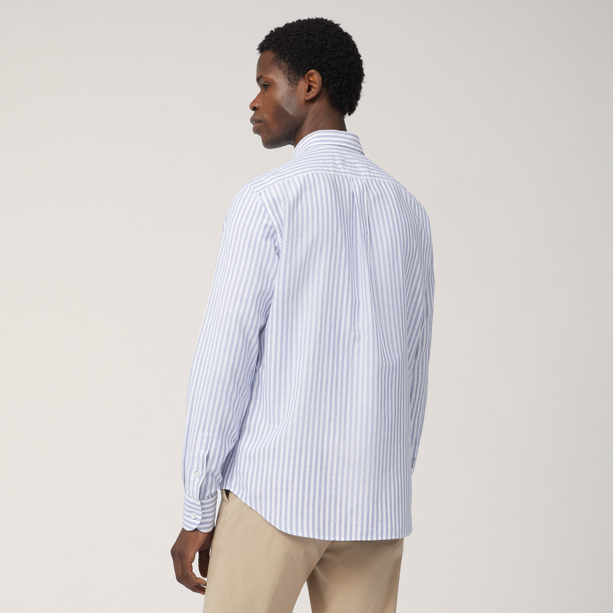 Striped Woven Cotton Shirt