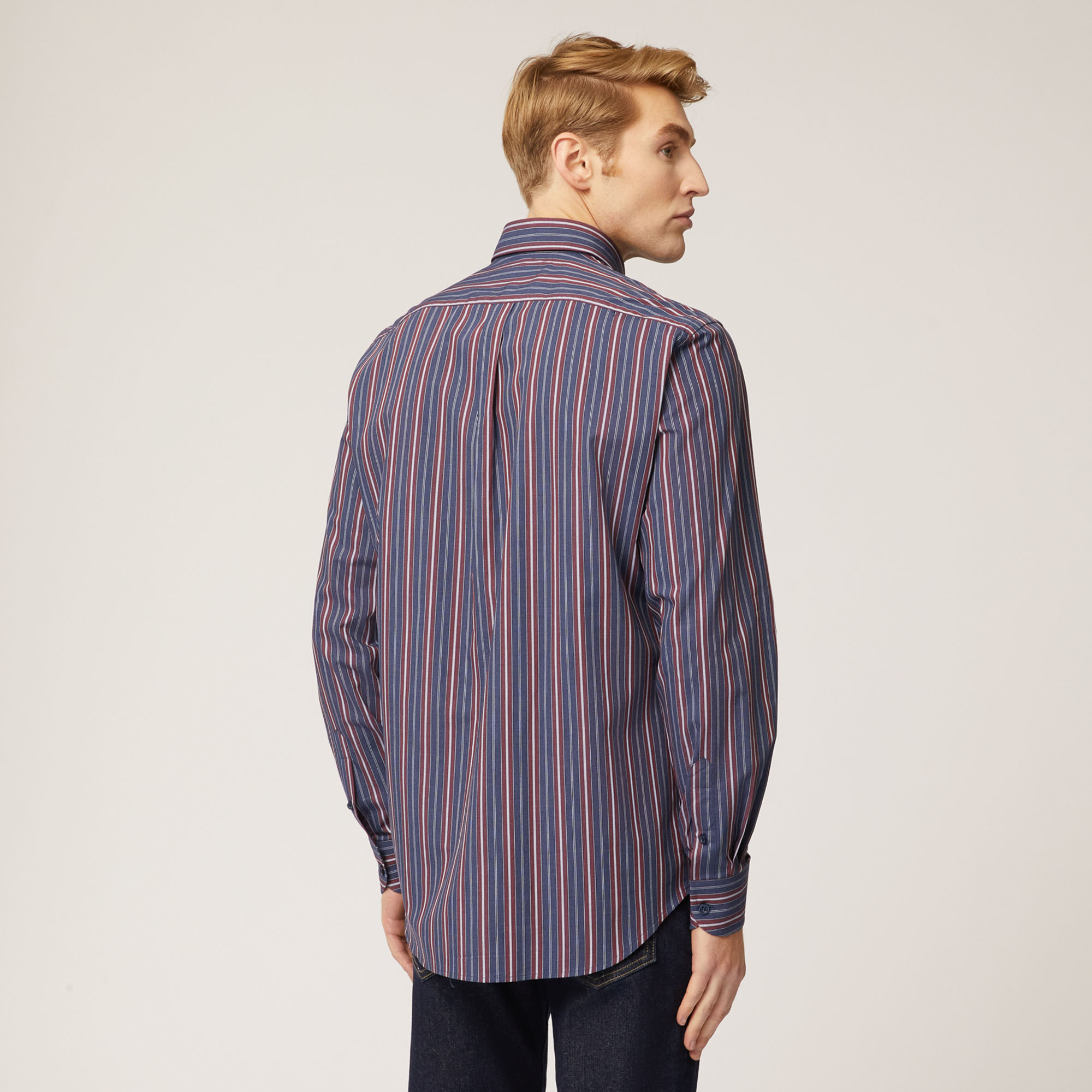 Camicia Harmont & Blaine A Righe , Rosso Scuro, large image number 1