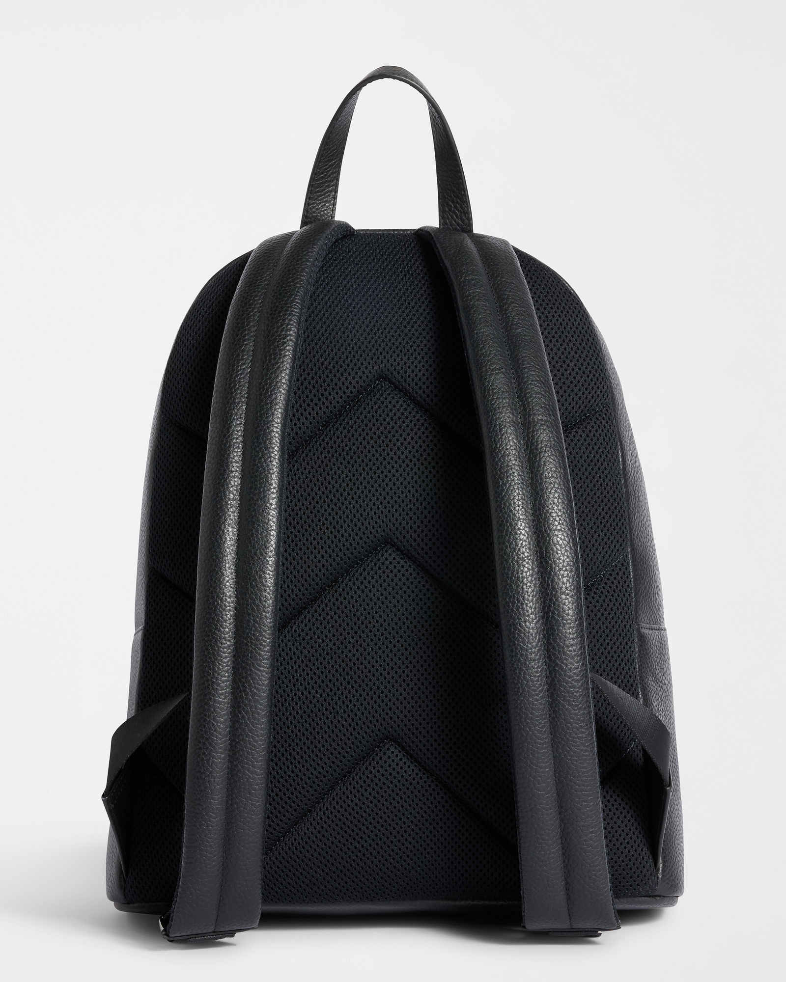 Sac À Dos En Cuir, Noir, large image number 1