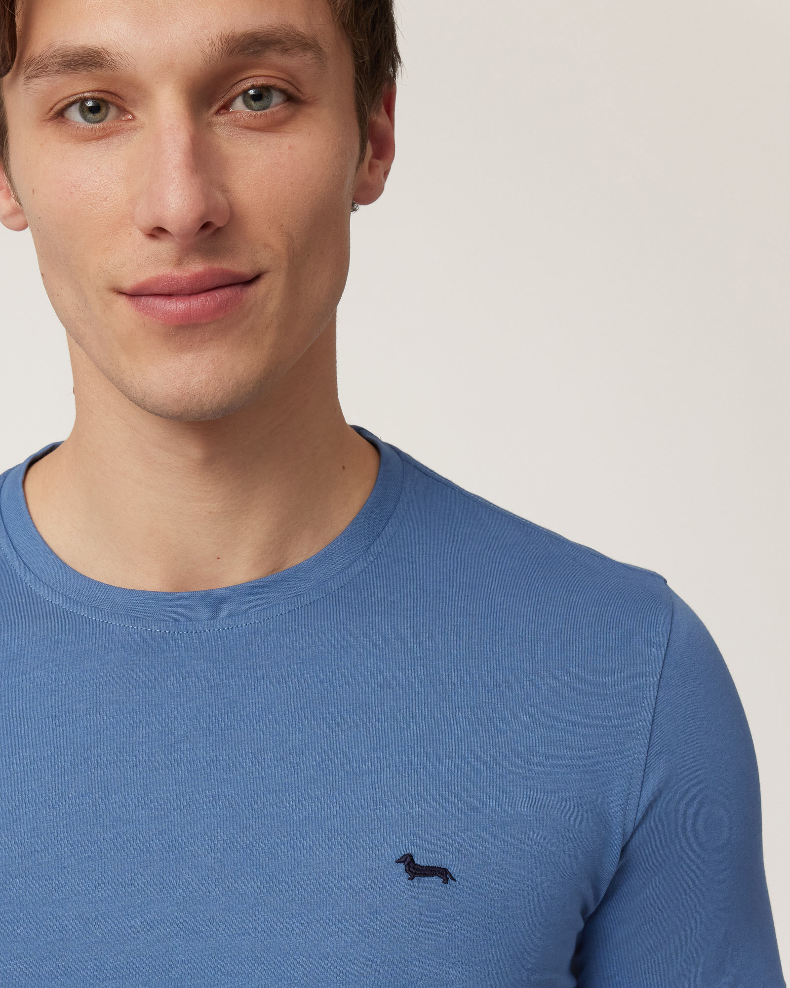 T-Shirt with Dachshund, Dark Lavender, large image number 2