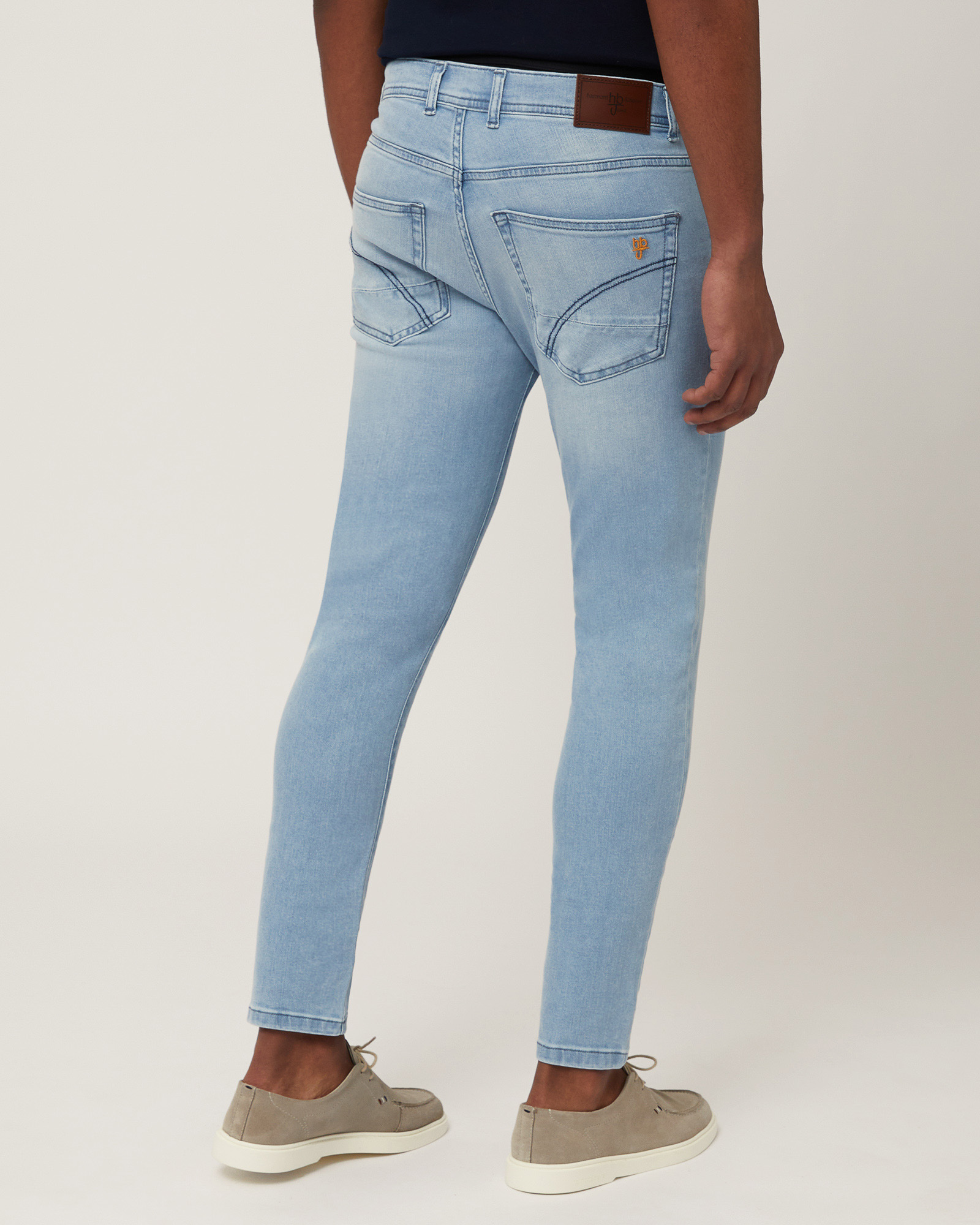 Slim Five-Pocket Denim Pants