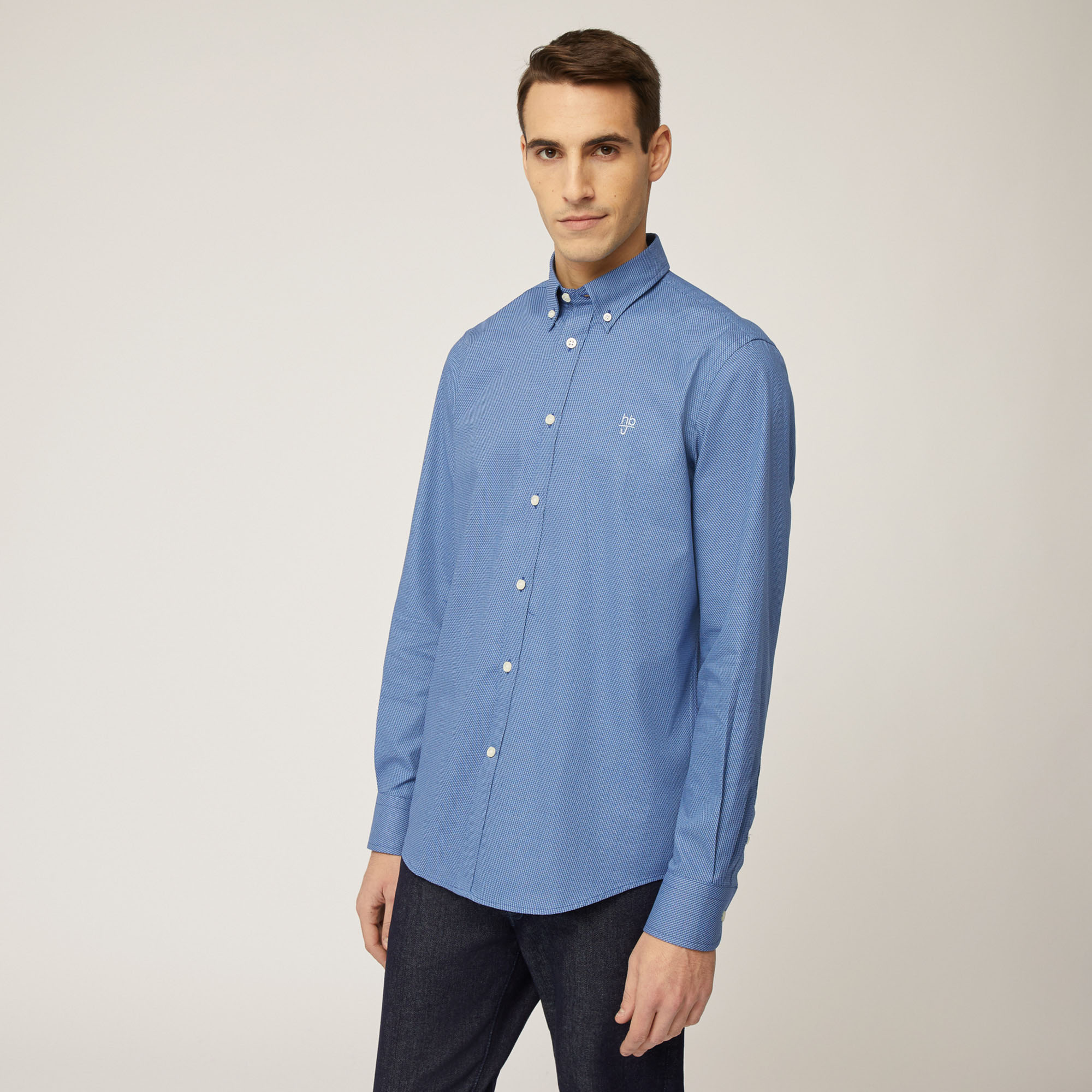 Camicia Harmont & Blaine In Cotone in Blu: Chemises de luxe italiens ...