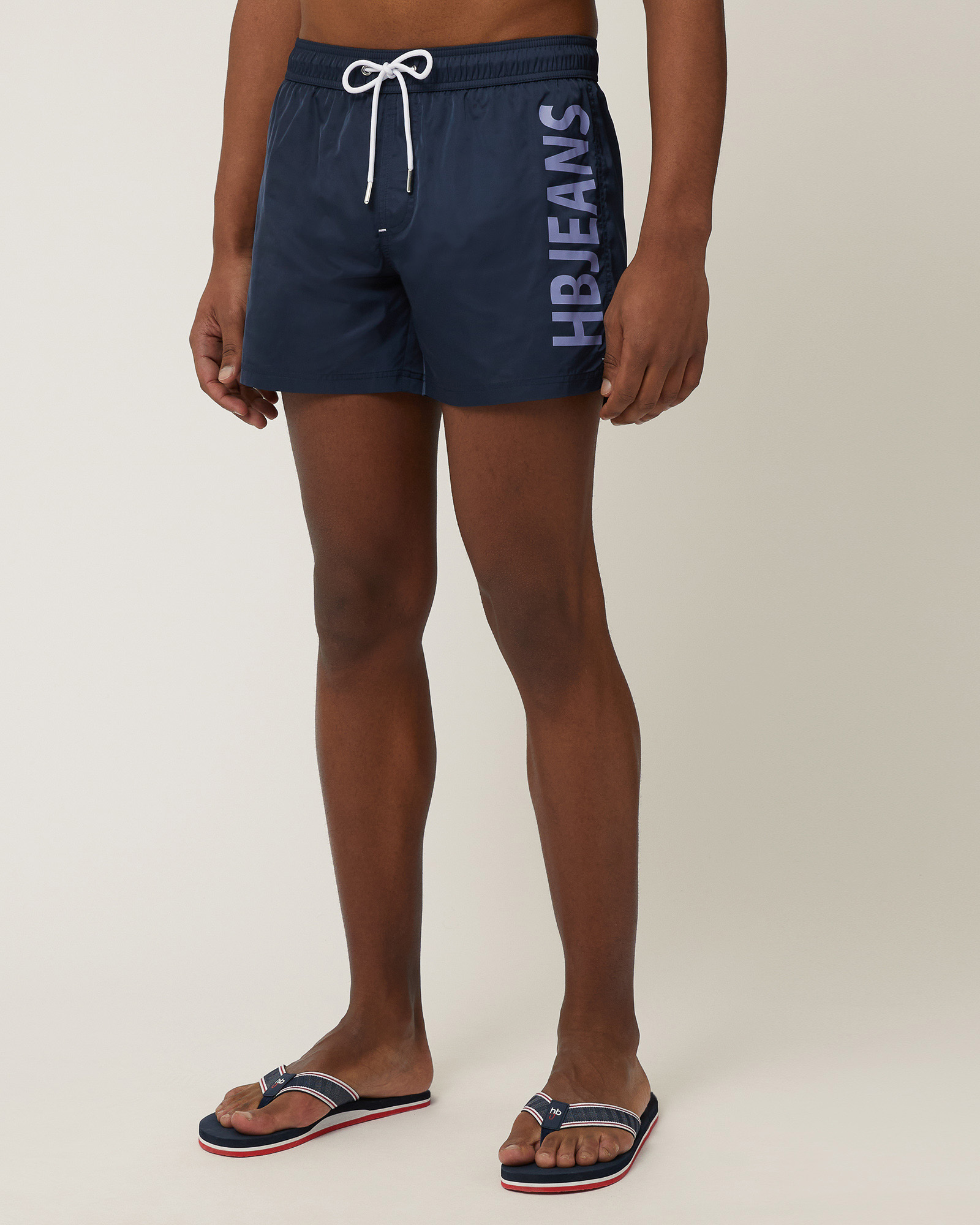 Shorts Da Mare Con Lettering