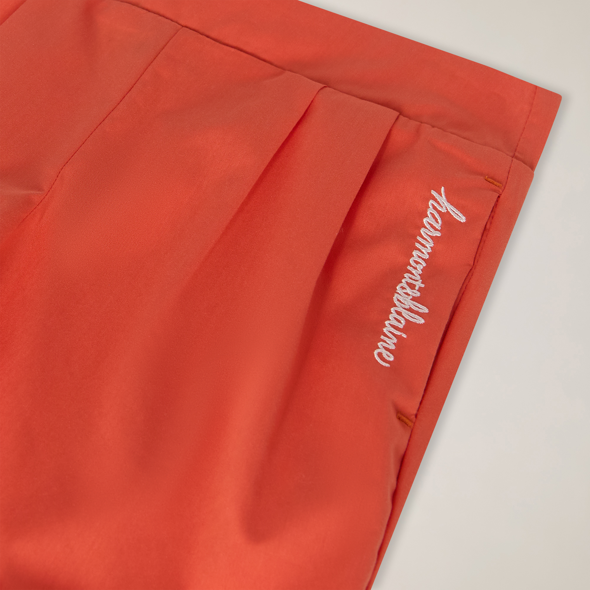 Stretch poplin bermuda shorts, Dark Pink, large image number 2