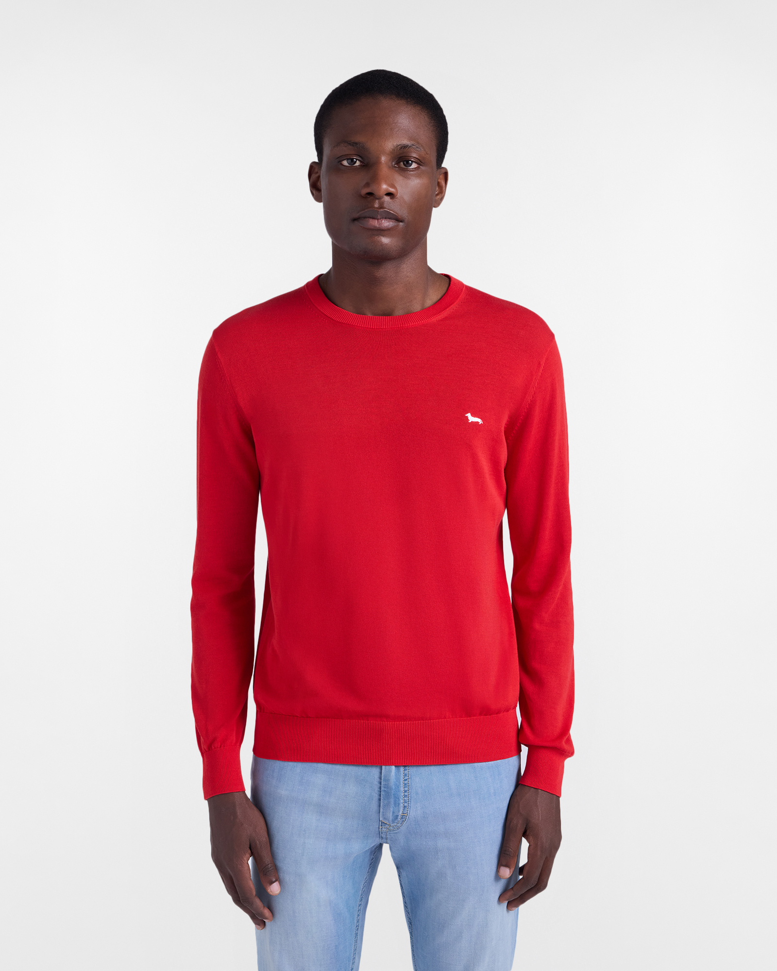 Cotton crewneck pullover