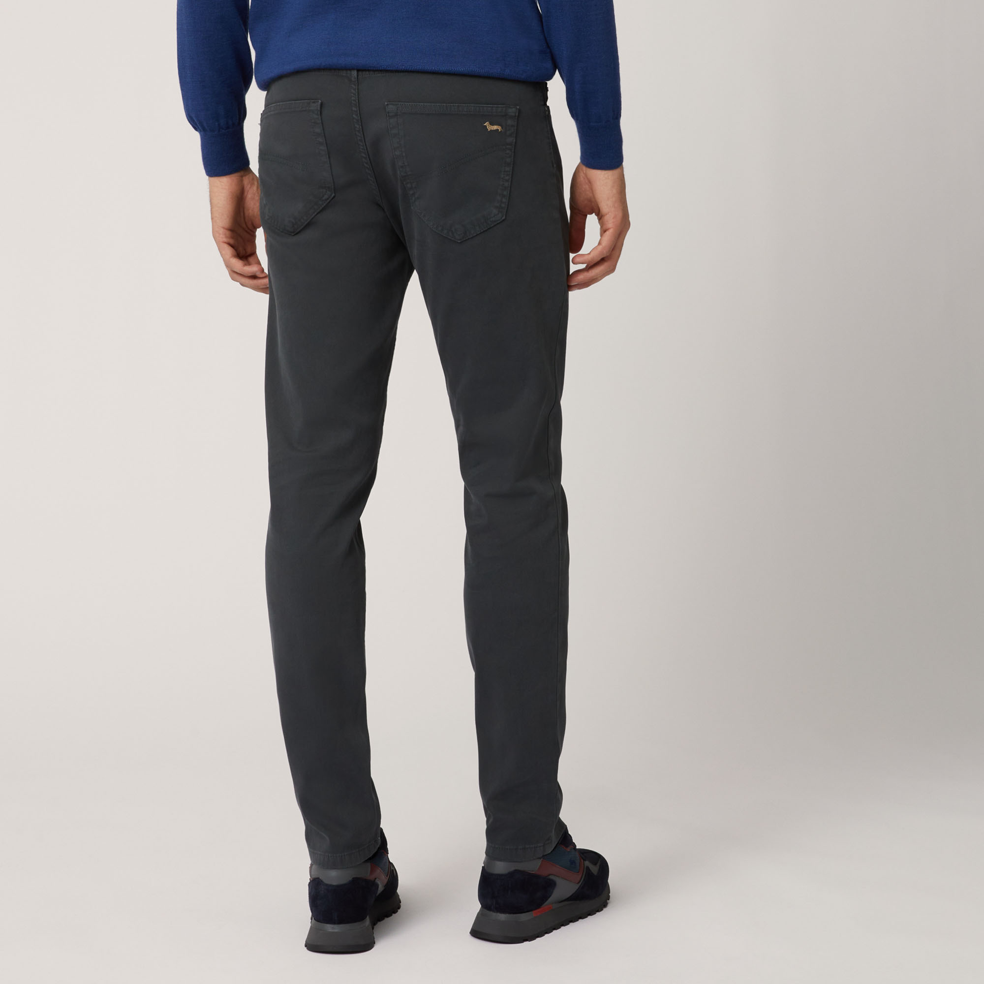 Pantalone Cinque Tasche Narrow Fit, Grigio, large image number 1