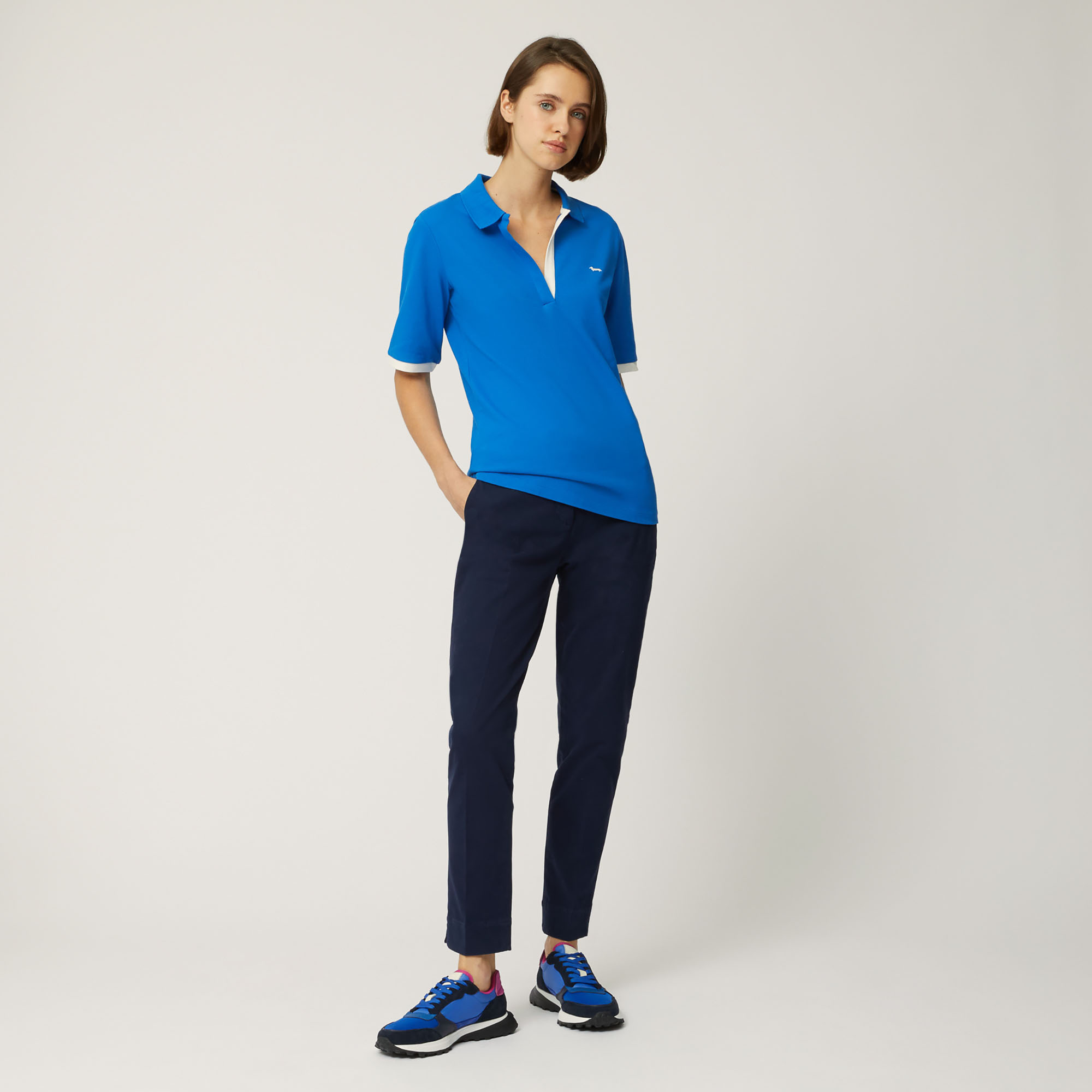 Polo Con Detalles A Contraste, Azul cobalto, large image number 3