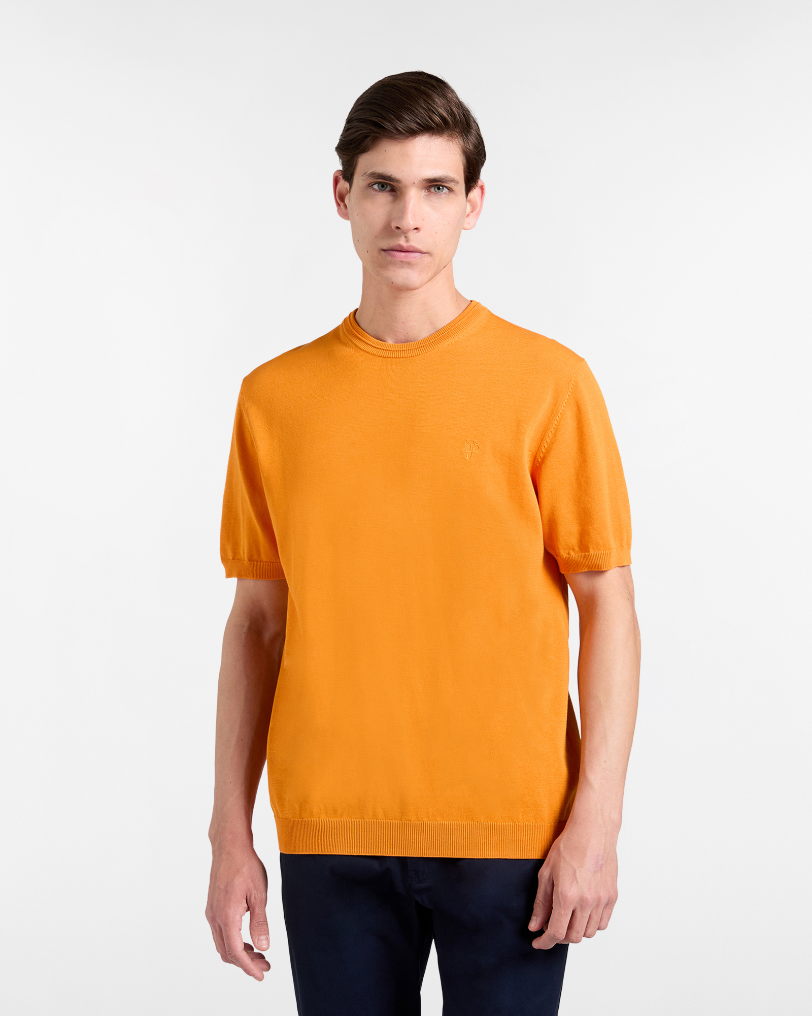Girocollo Uomo in Crepe Manica Corta