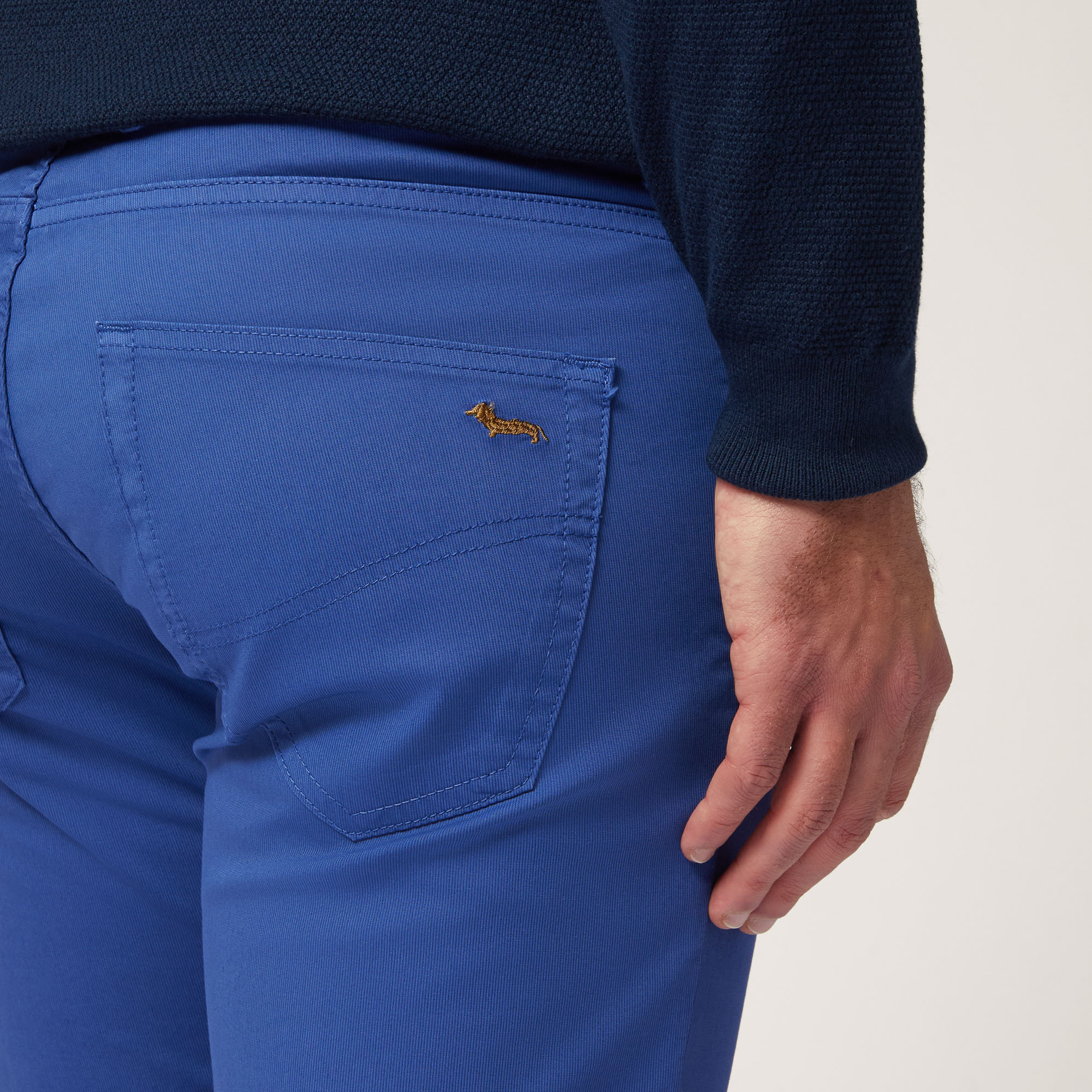Narrow Five-Pocket Pants, Hydrangea, large image number 2