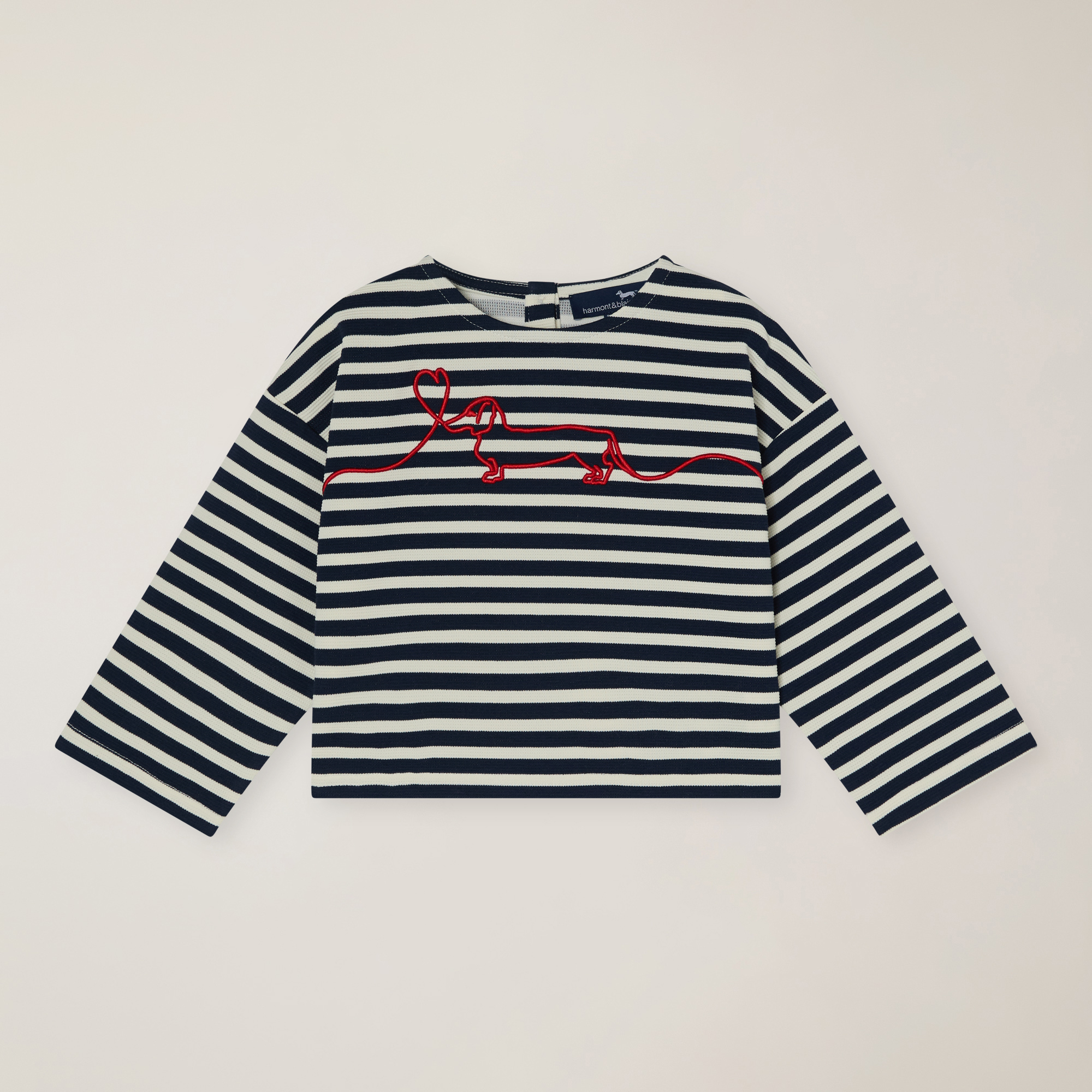 Navy-style sweatshirt 