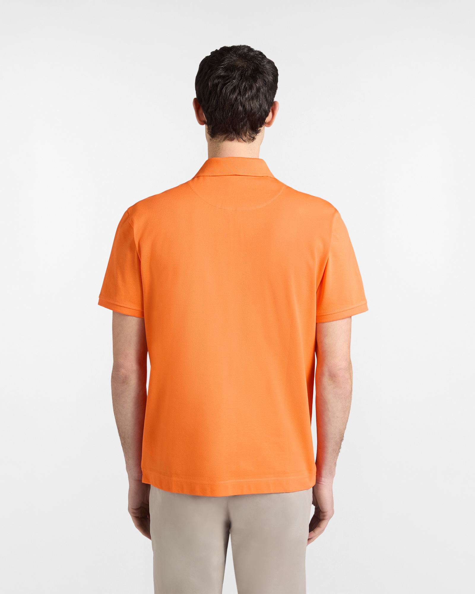 Men's basic piqu&eacute; polo shirt