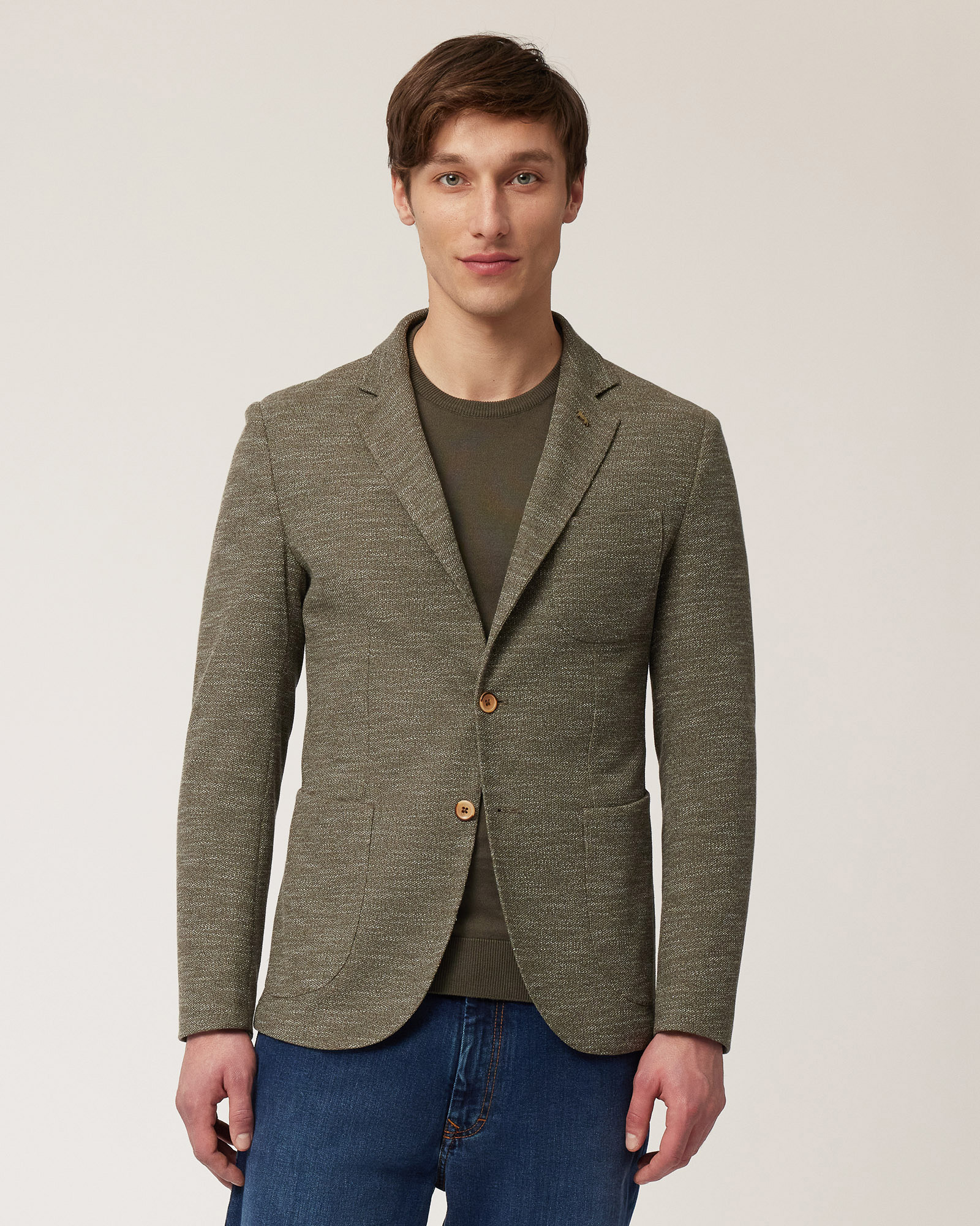 Giacca Cardigan In Jersey